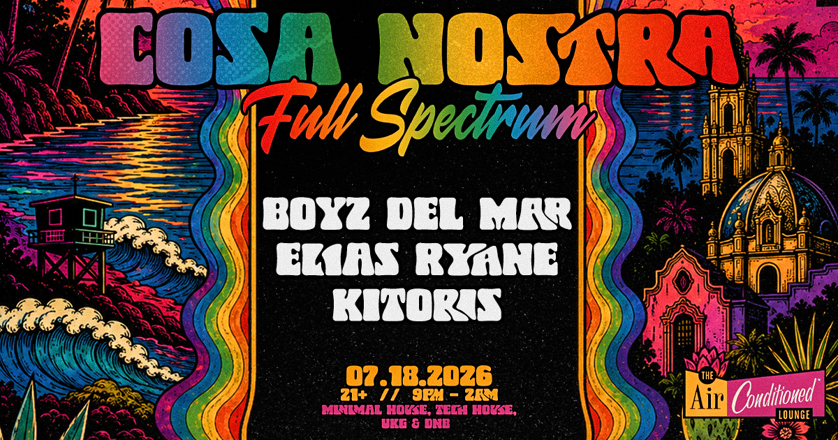 Cosa Nostra: Full Spectrum, San Diego · Shotgun Tickets