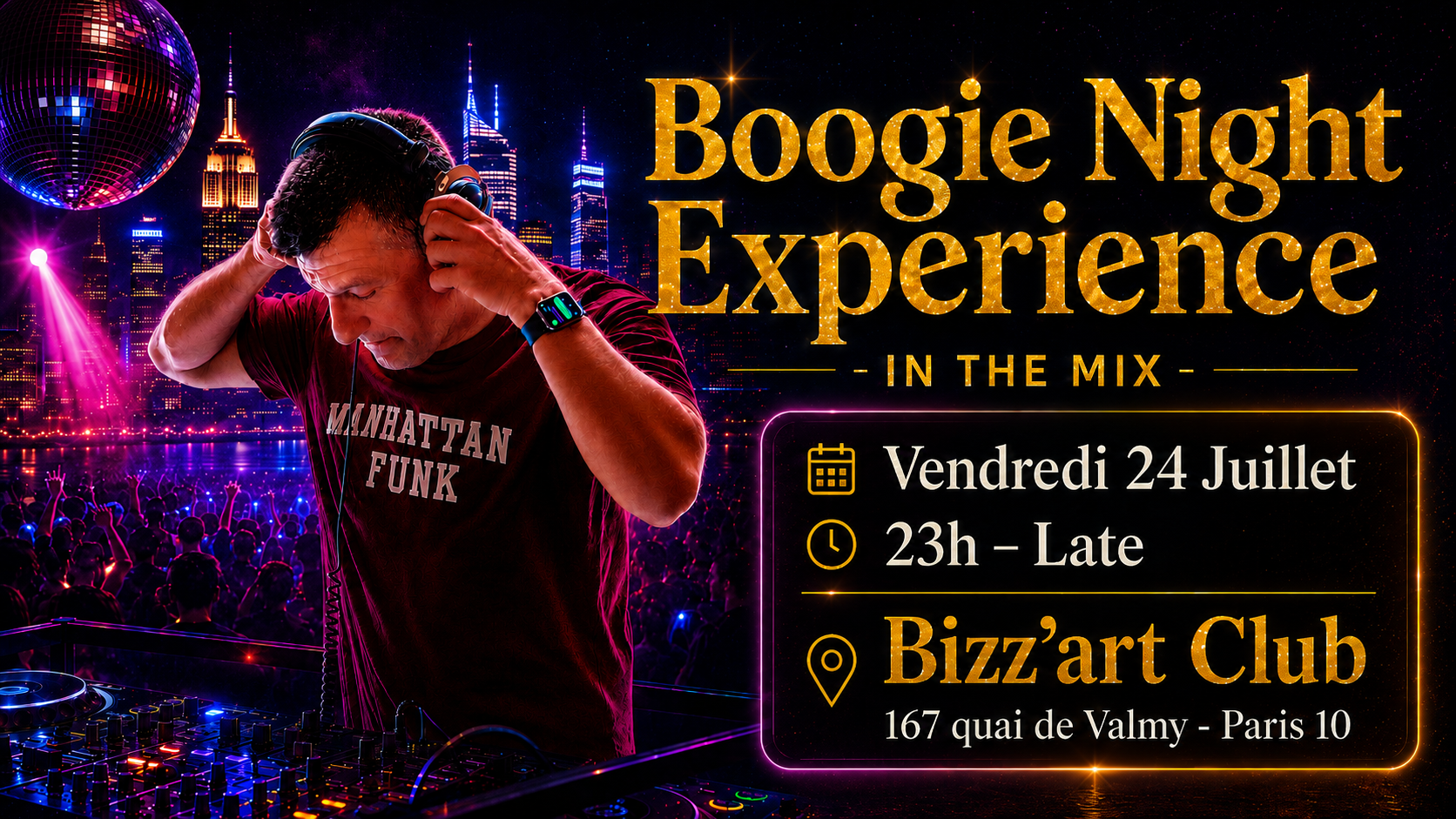 The Boogie Night Experience #2, Paris · Ingressos Shotgun