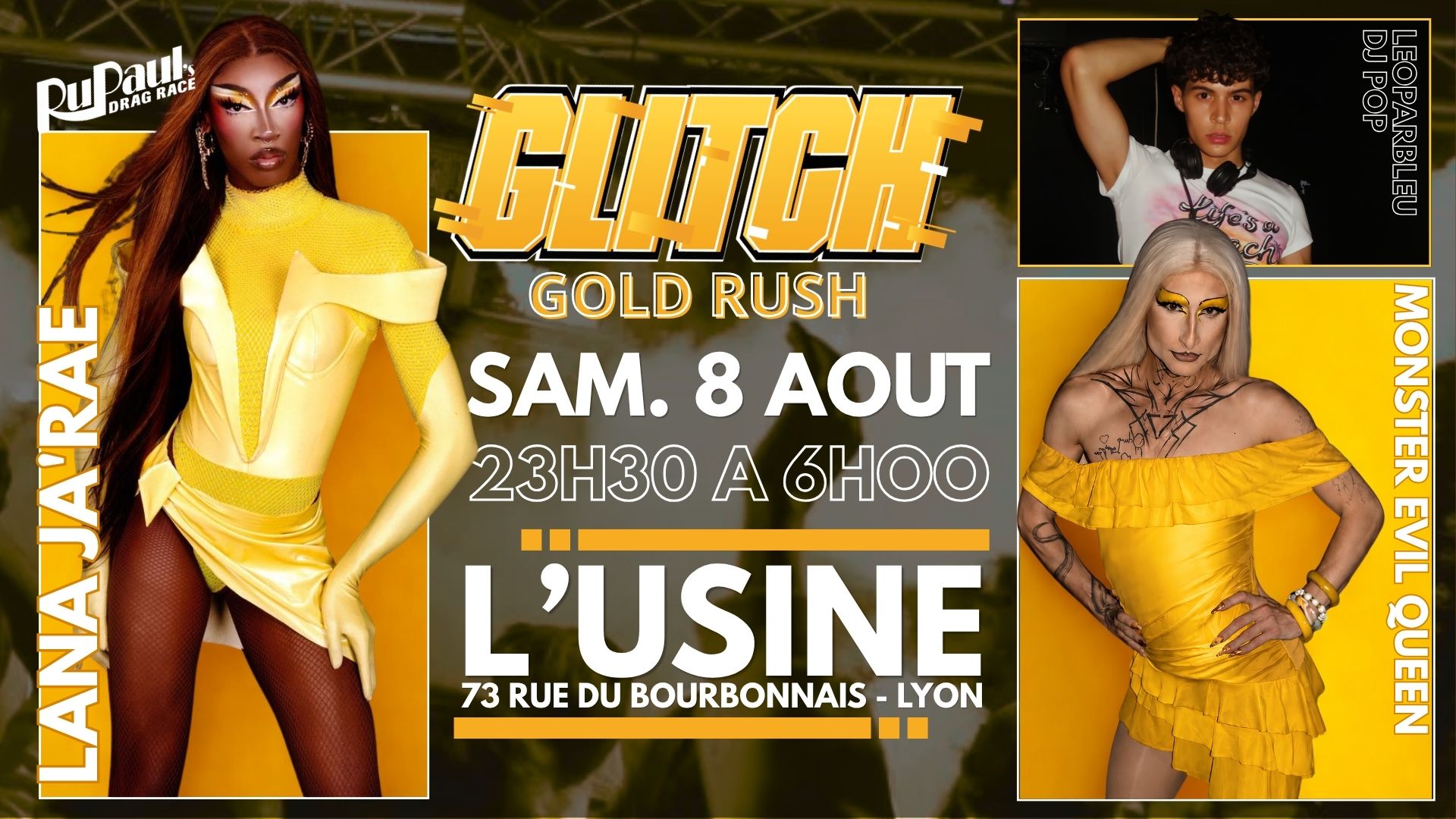 GLITCH: GOLDRUSH ft. Lana Ja'Rae (RuPaul's Drag Race US S17)