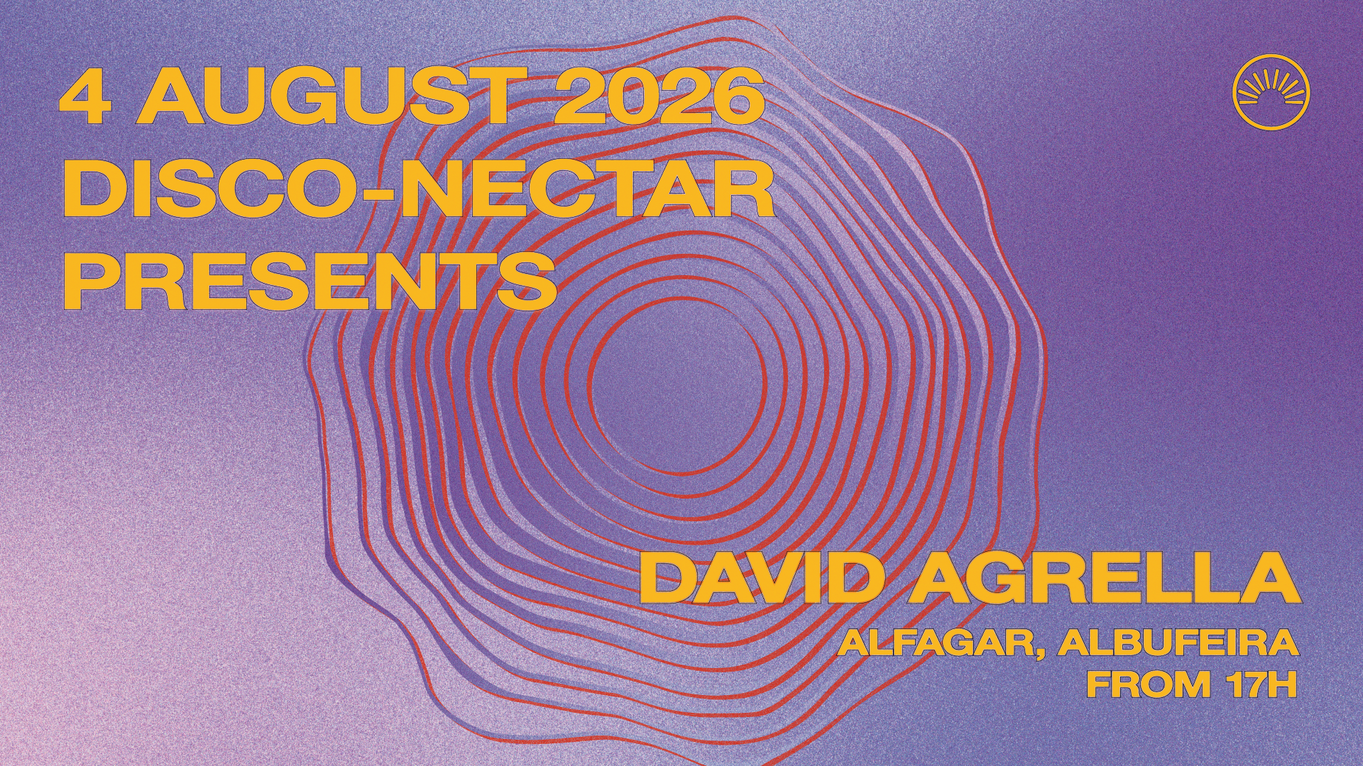 Disco-Nectar Presents David Agrella, Olhos De Água · Ingressos Shotgun