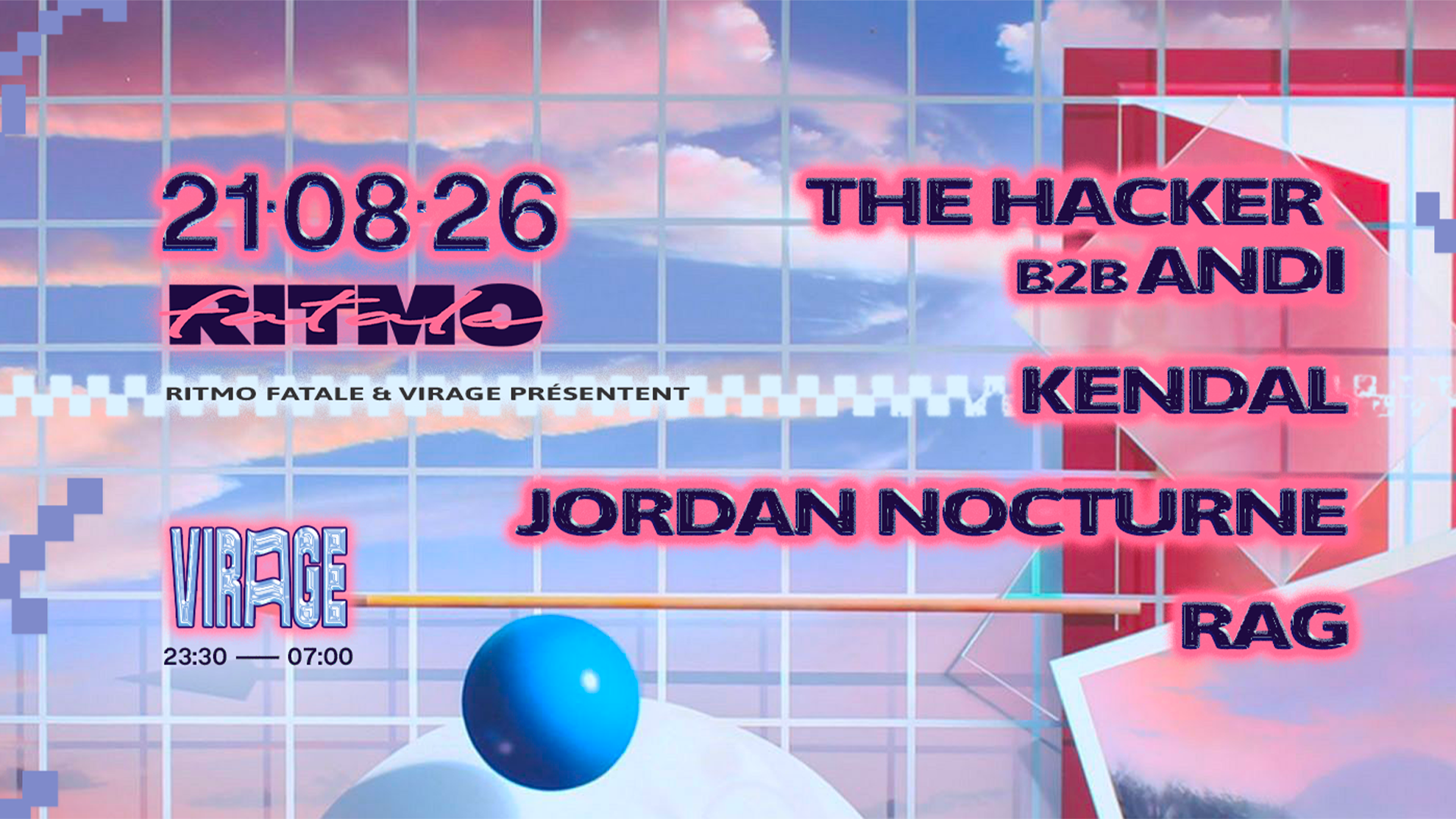 RITMO FATALE: THE HACKER, ANDI, KENDAL, JORDAN NOCTURNE, RAG