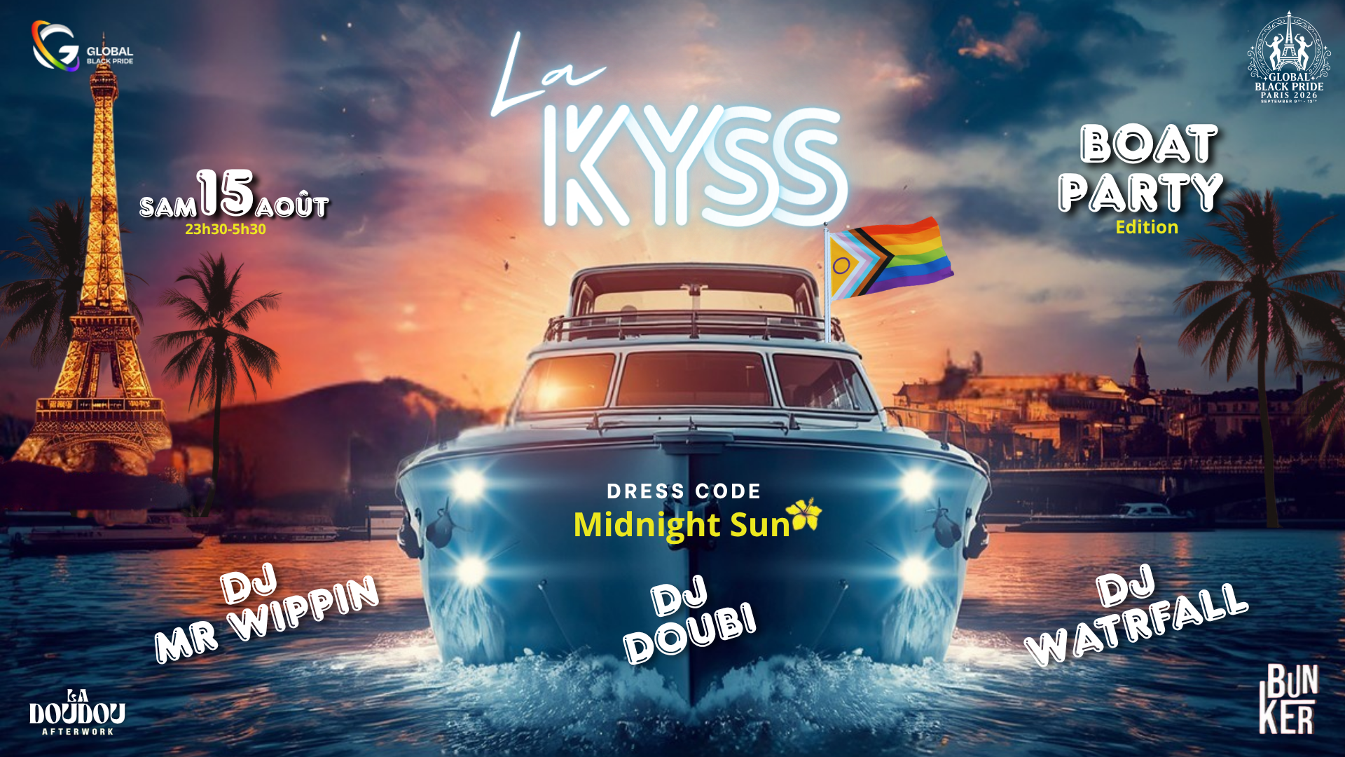 LAKYSS-BOATPARTY EDITION - Last one of the summer