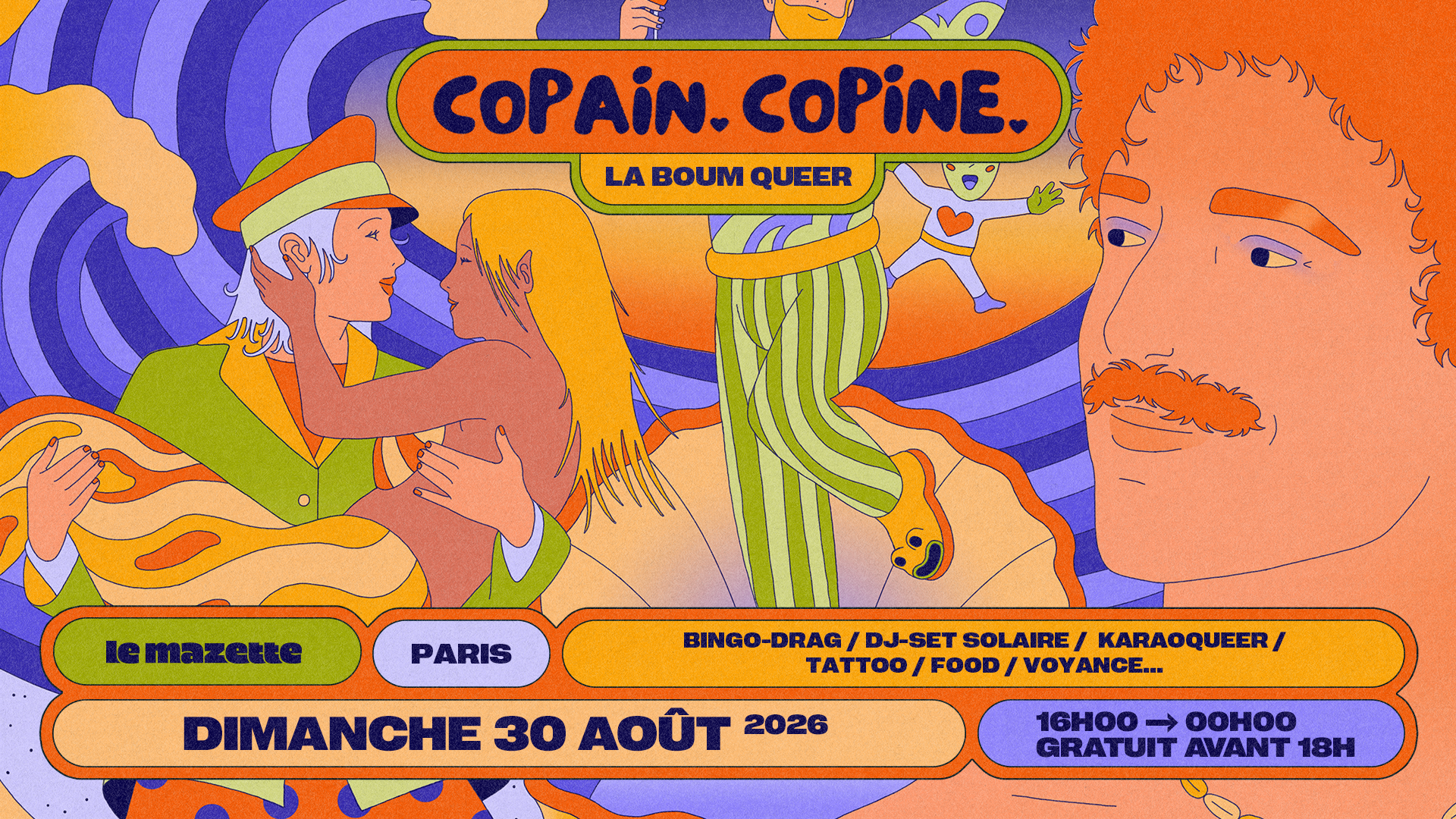 COPAIN-COPINE - La Boum Queer & solaire
