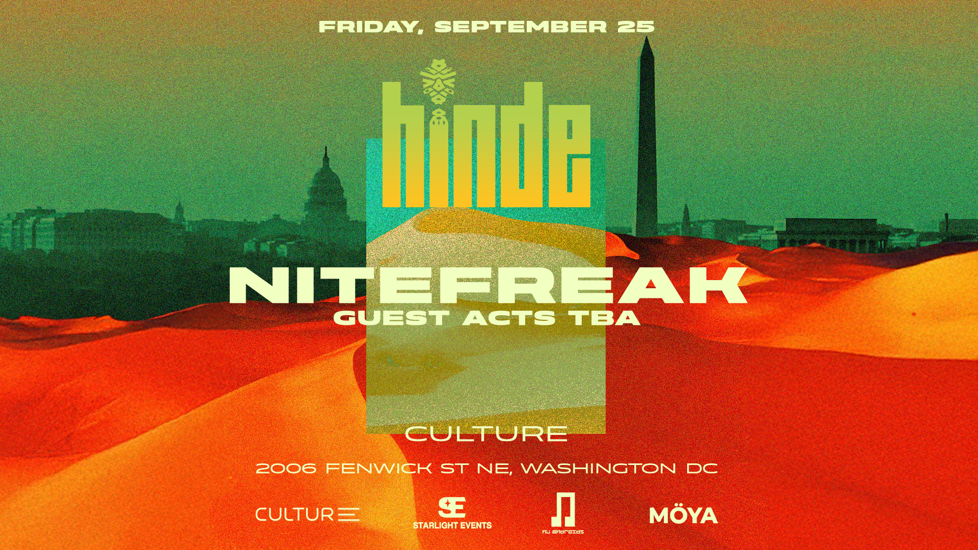 Nü Androids X Starlight Presents: Nitefreak, Washington · Shotgun