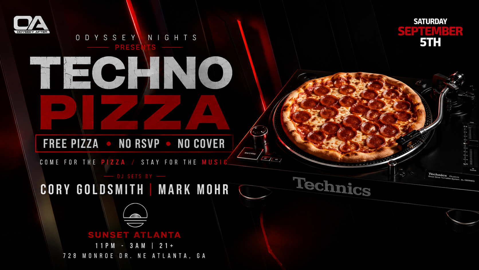 Techno Pizza, Atlanta · Shotgun Tickets