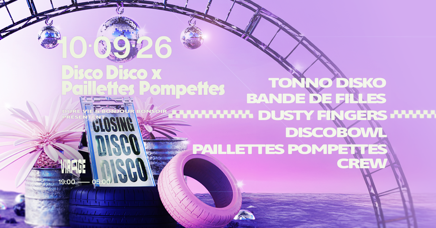 DISCO DISCO x PAILLETTES POMPETTES : TONNO DISKO & MORE
