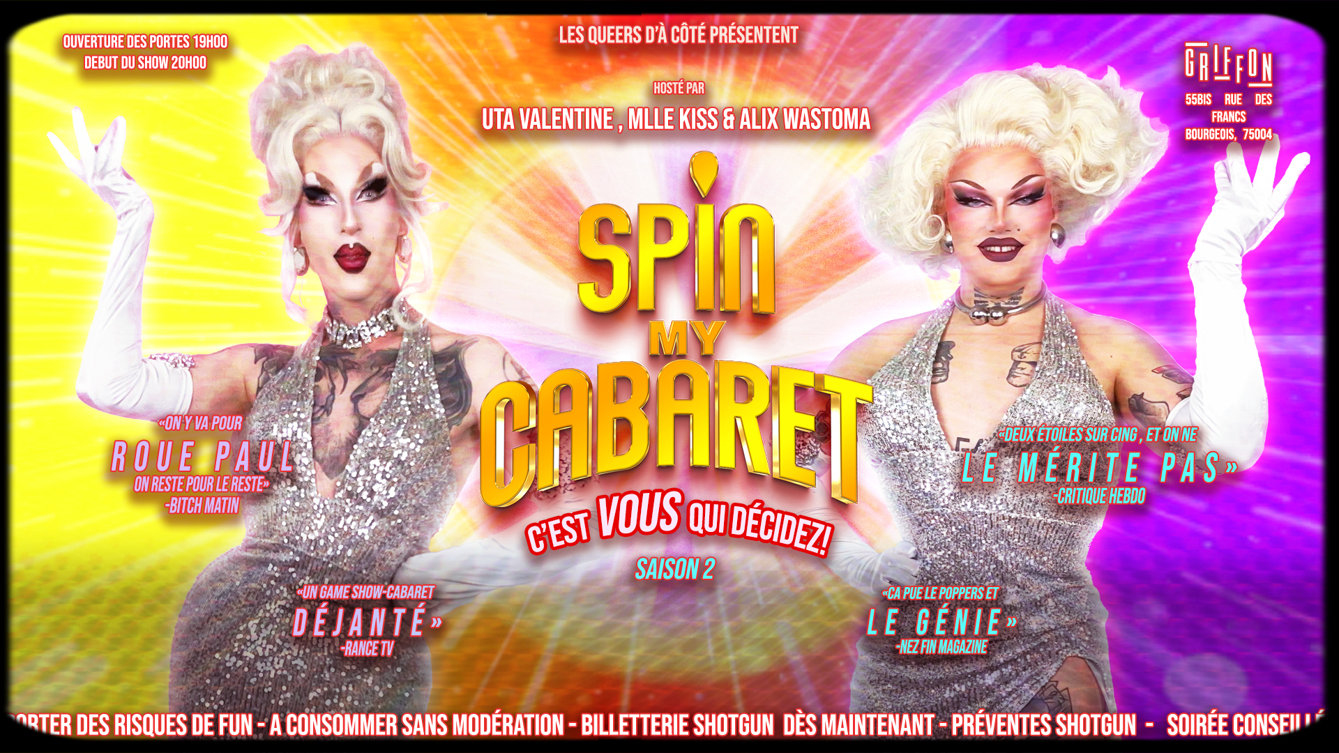 SPIN MY CABARET 13 - 14/11