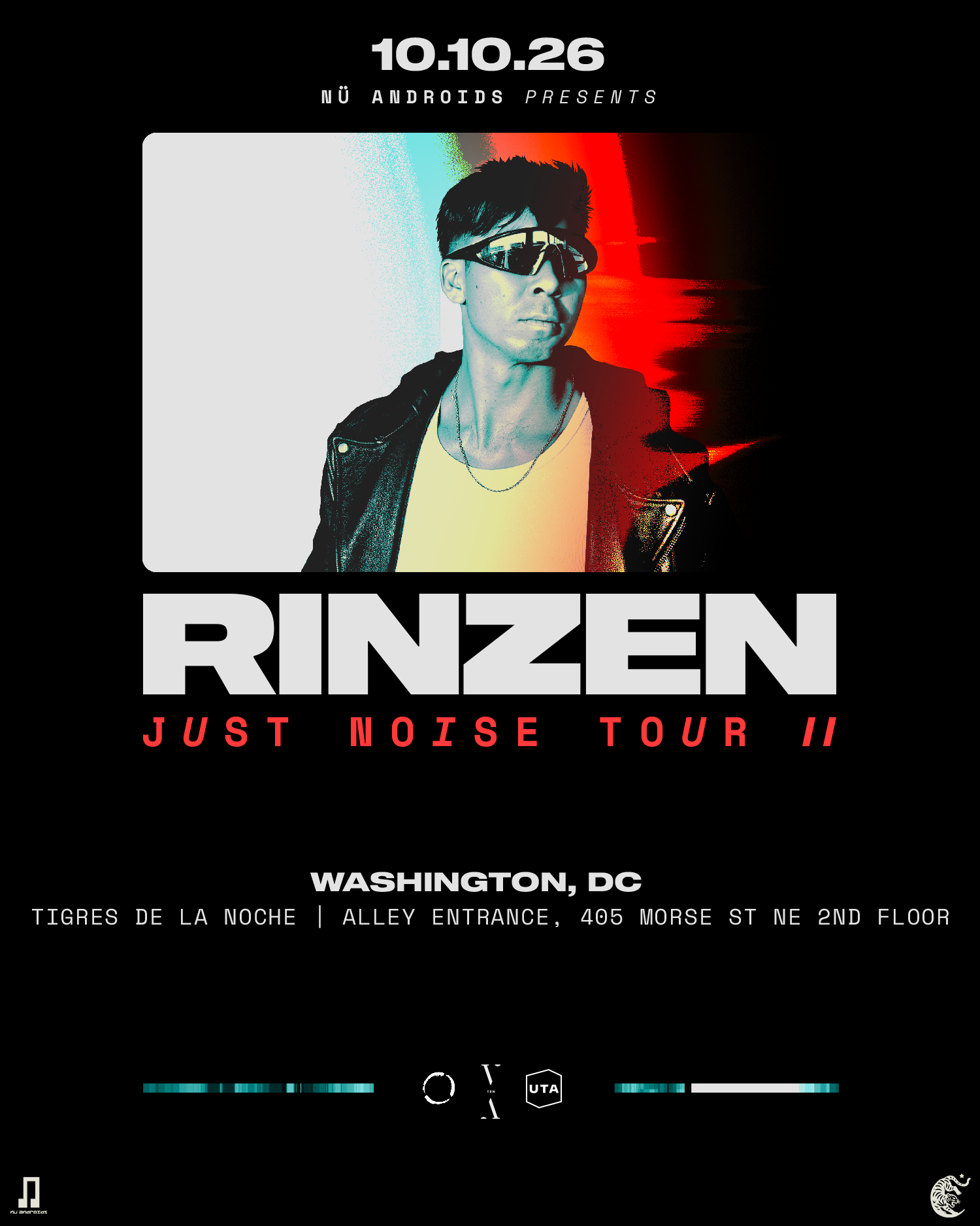 Nü Androids Presents: Rinzen, Washington · Ingressos Shotgun