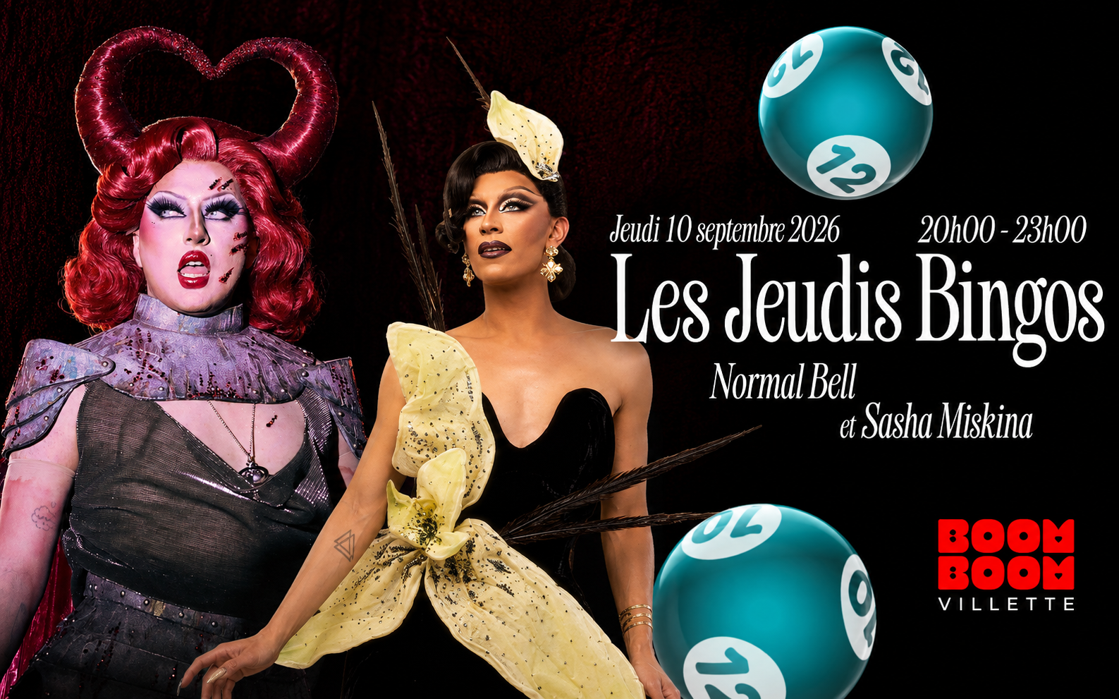 Bingo Drag avec Normal Bell & Sasha Miskina