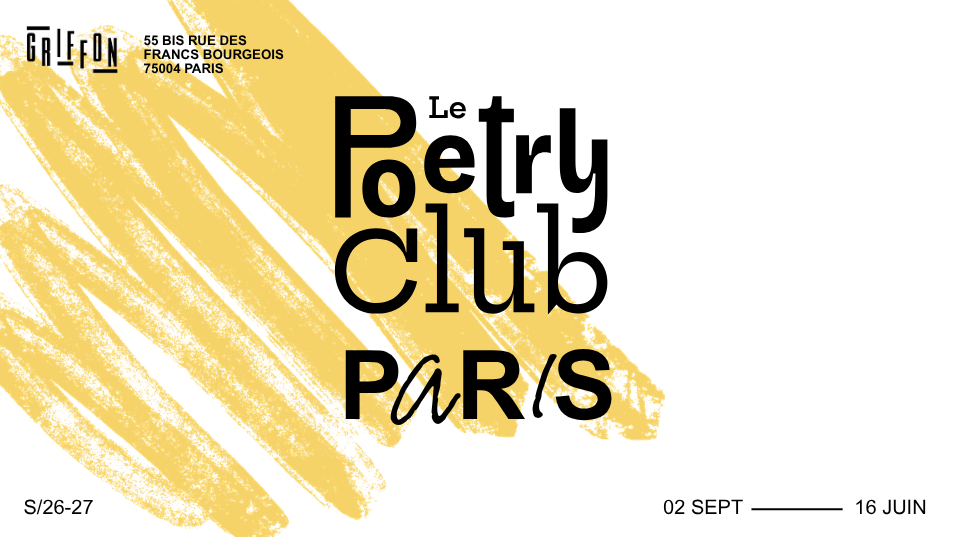Le Poetry Club – 07/10