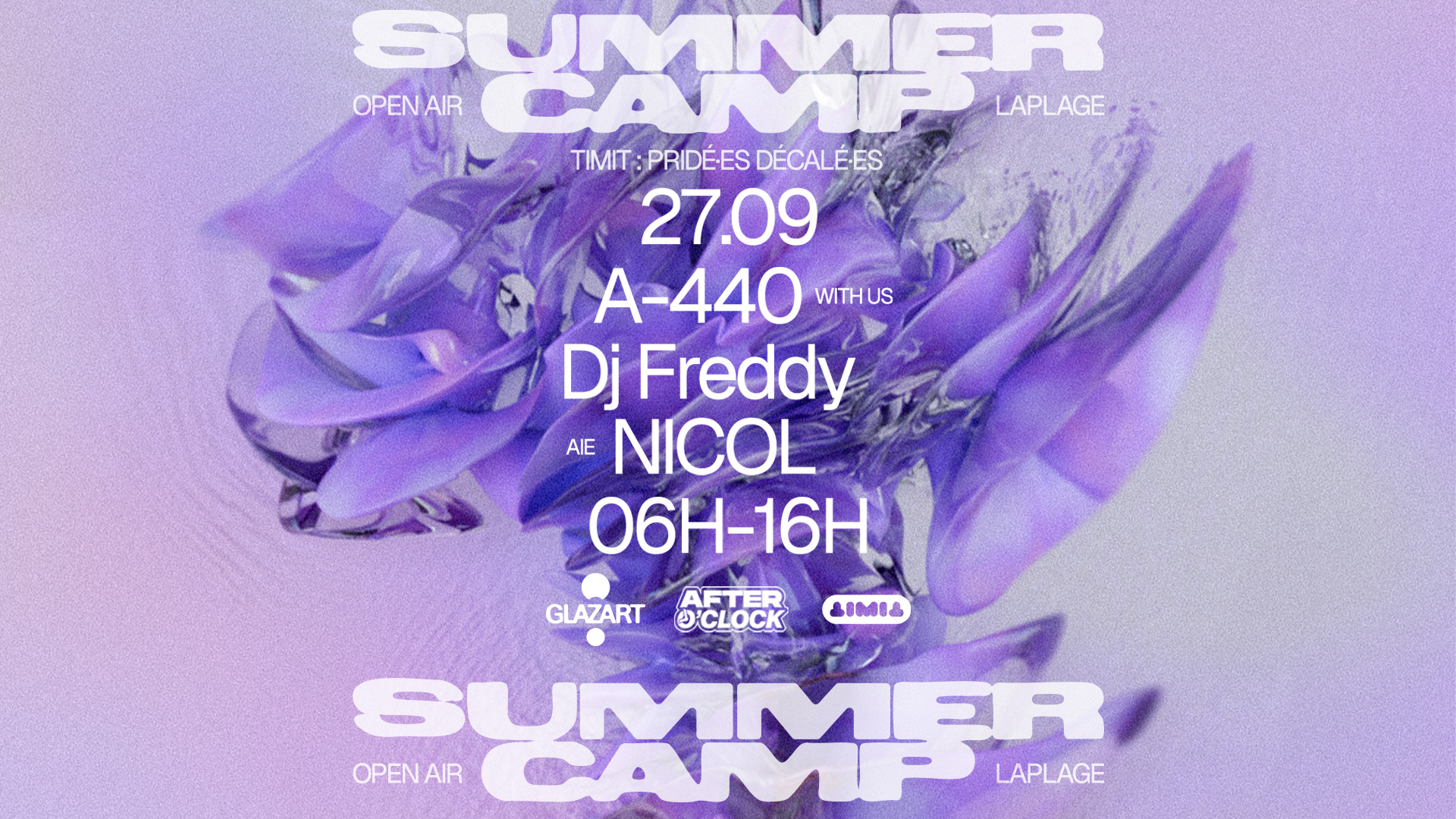 After O'Clock X La Plage Open Air X TIMIT