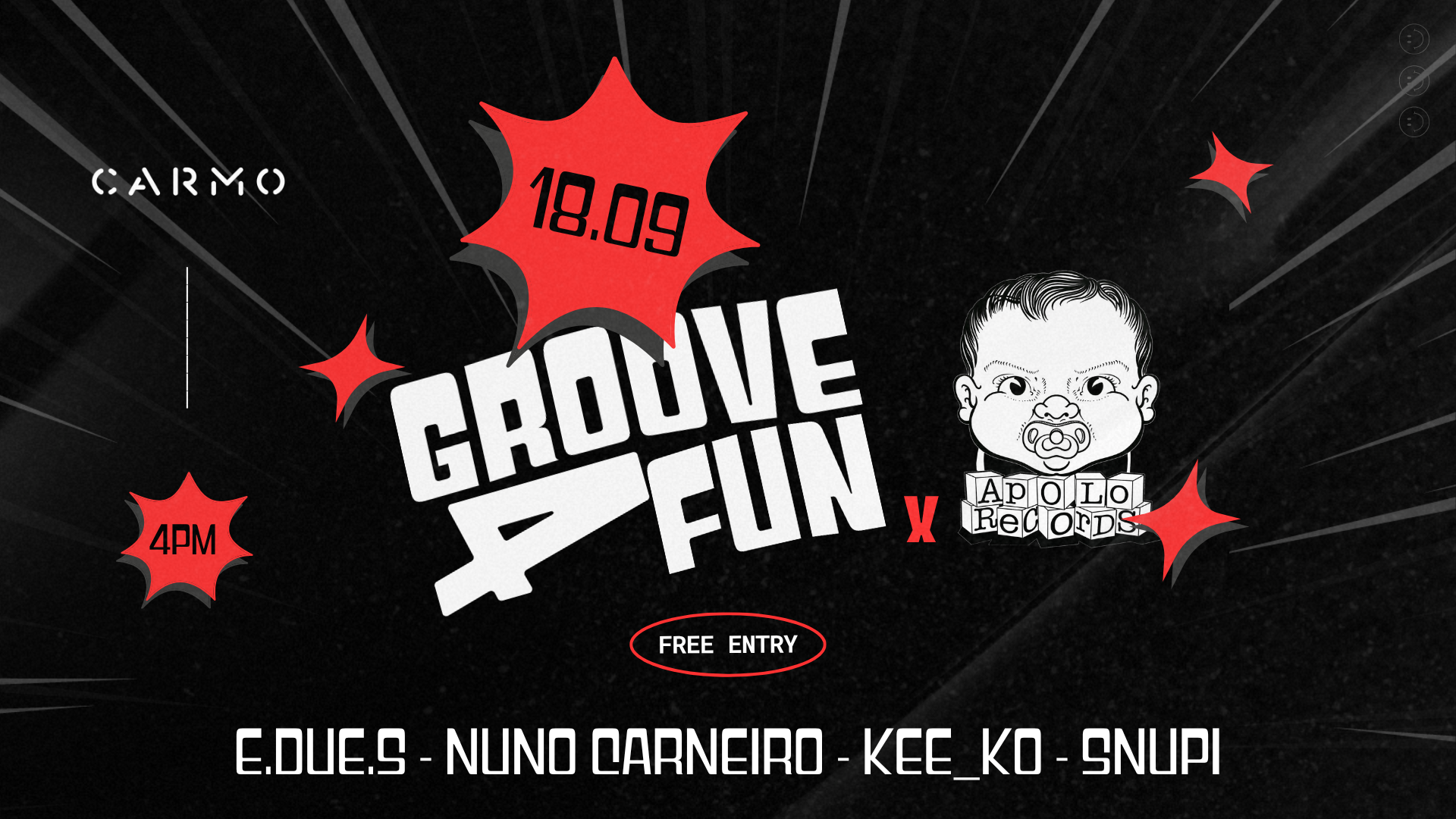 Groove4fun X Apolo Records • Free Event, Lisboa · Ingressos Shotgun