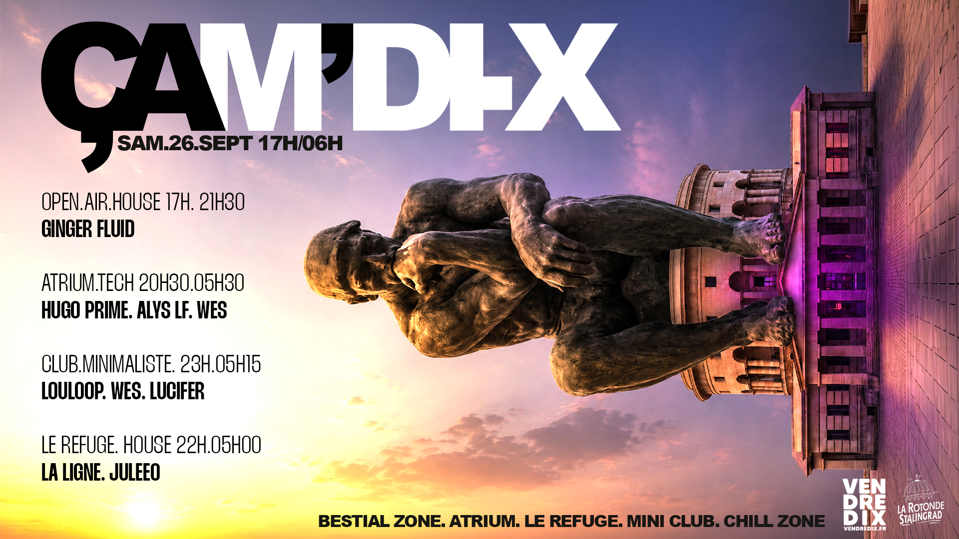 26SEPT | ÇAM’DI.X | LA ROTONDE