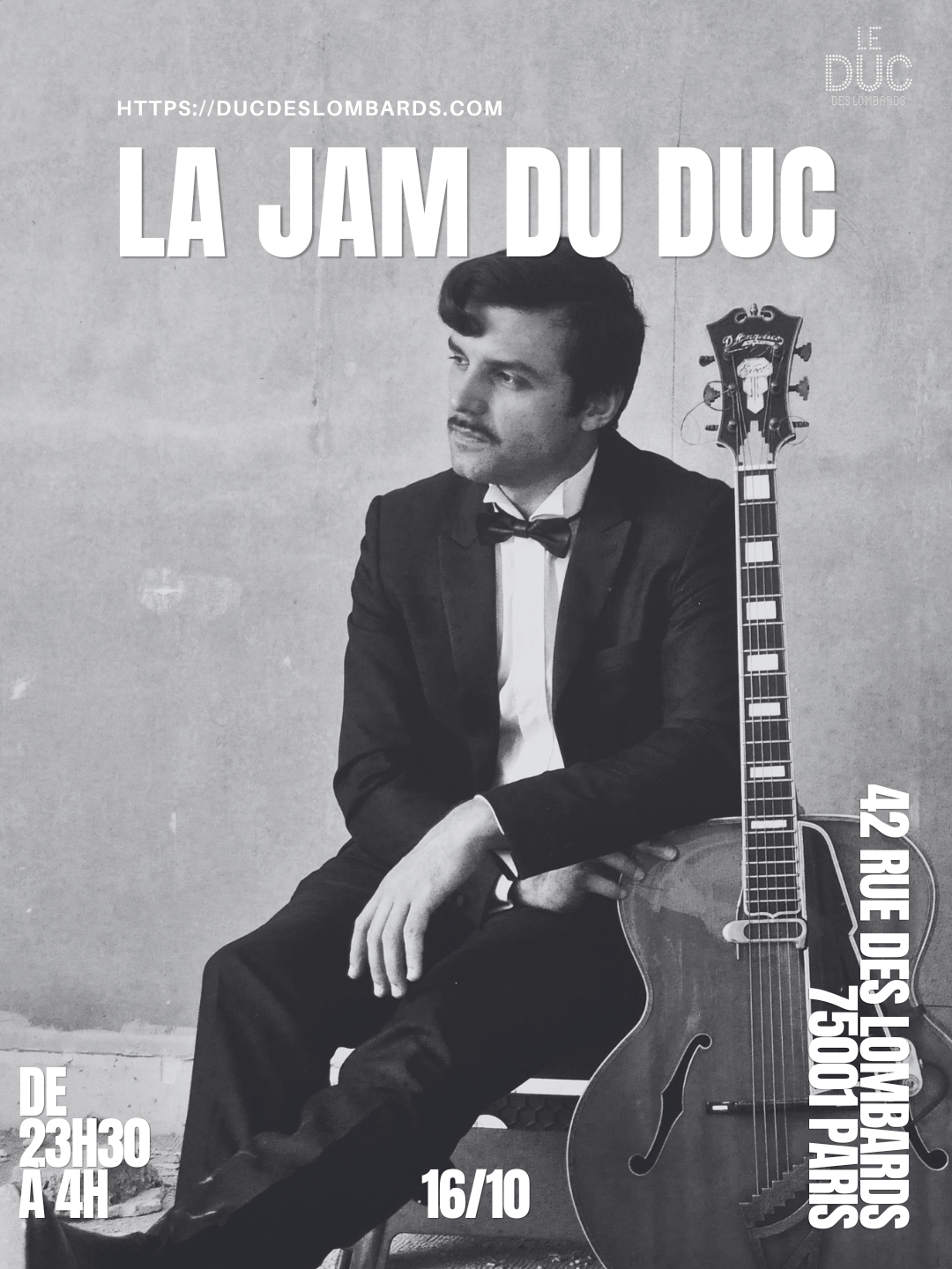 Jam Du Duc - Acoustic Standards Trio Session #4, Paris · Ingressos