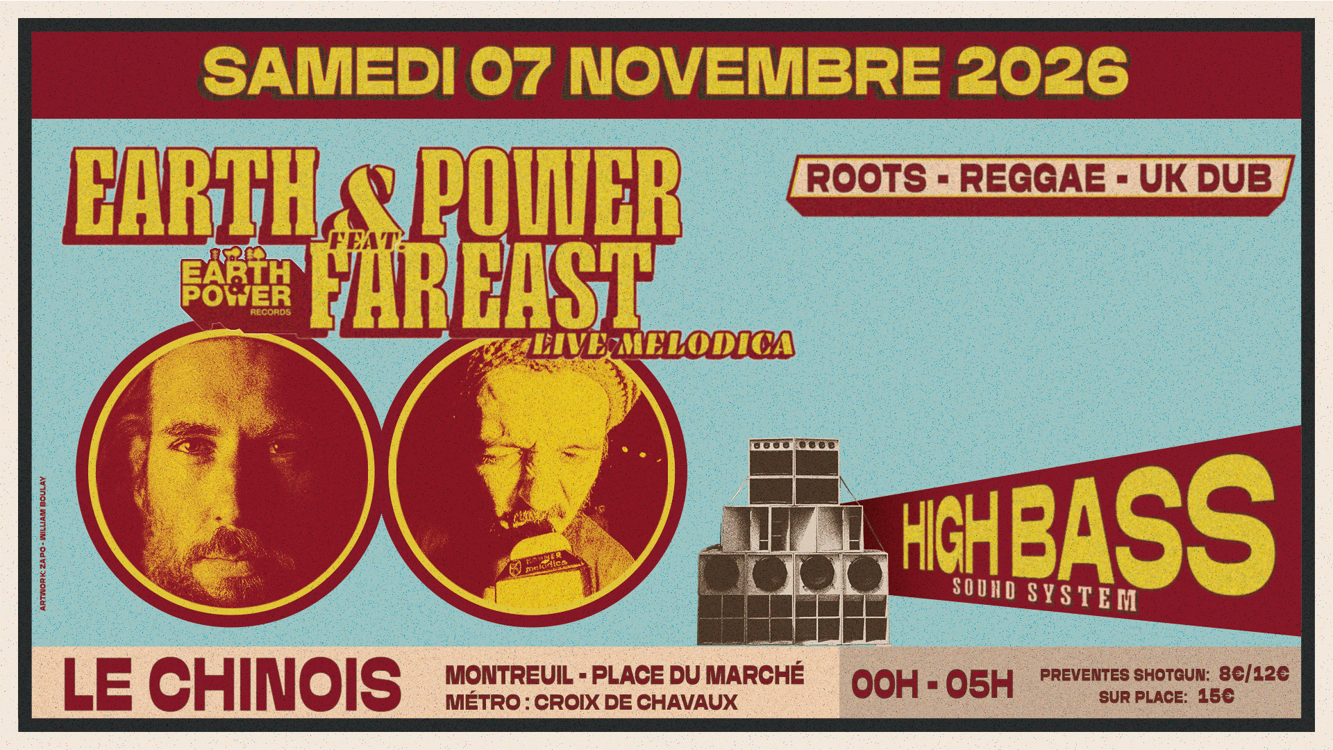 Earth & Power X Far East X High Bass Sound System, Montreuil
