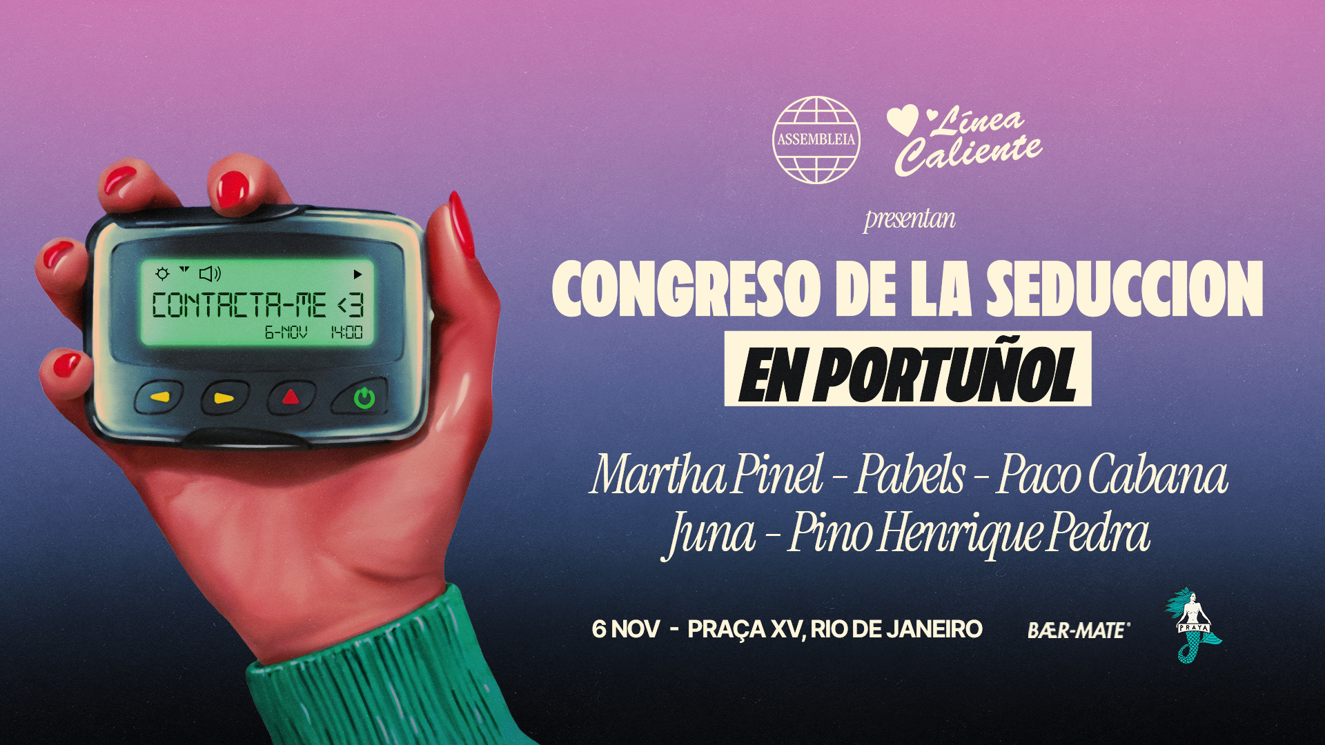 CONGRESO DE LA SEDUCCIÓN EN PORTUÑOL | RIO DE JANEIRO