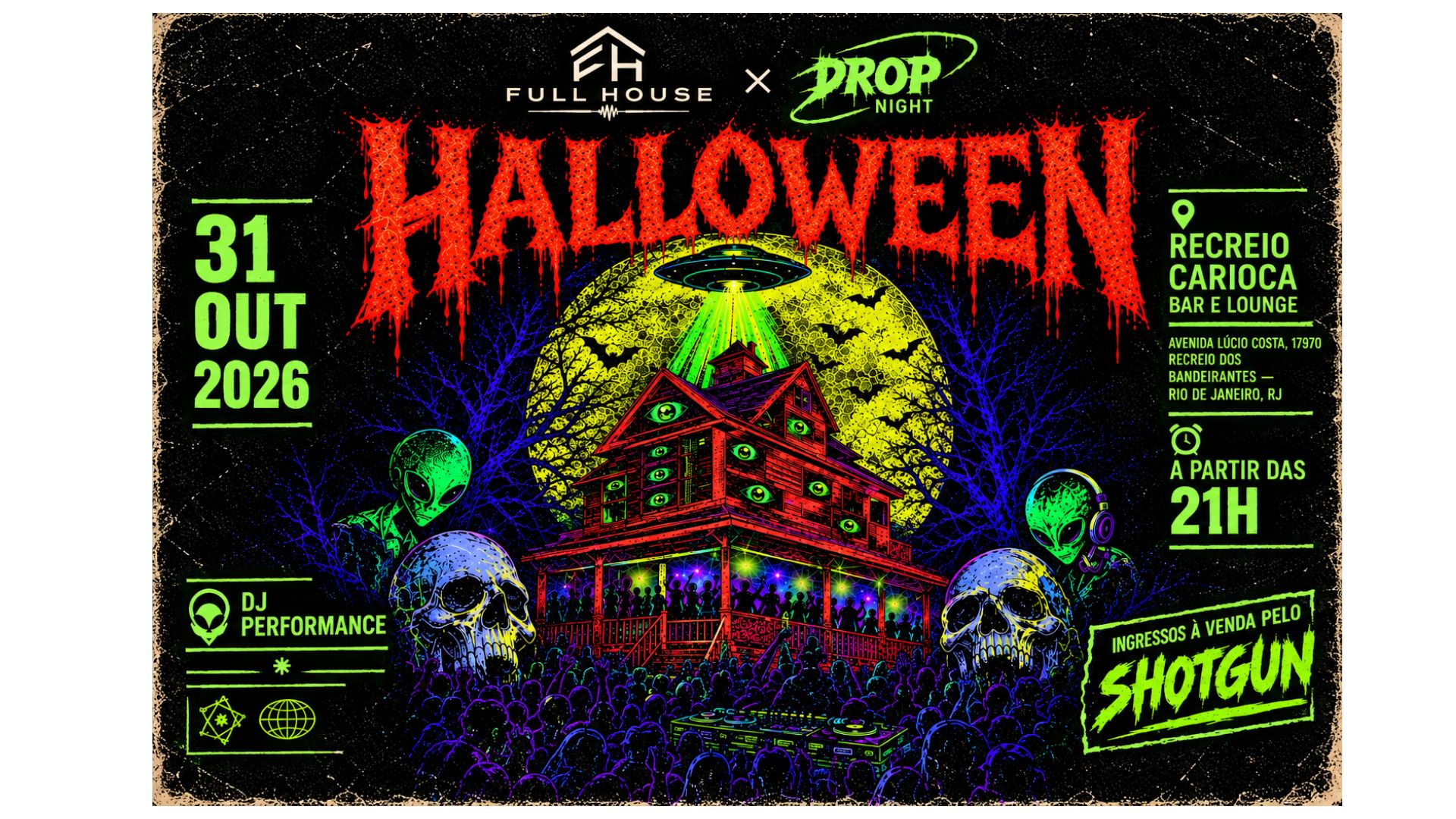 HALLOWEEN FULL HOUSE FT DROP NIGHT