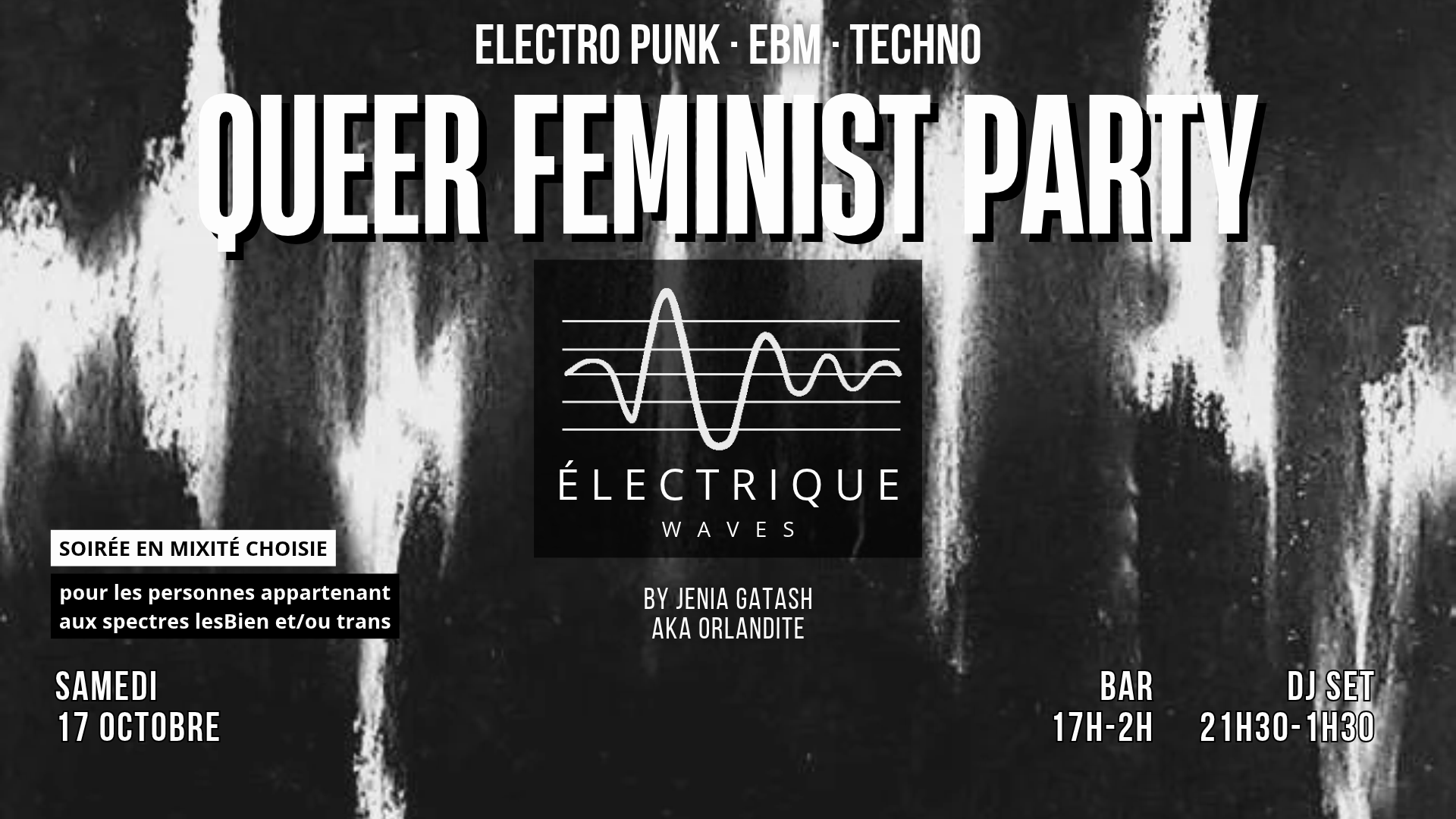 Electrique Waves • queer feminist party 17.10