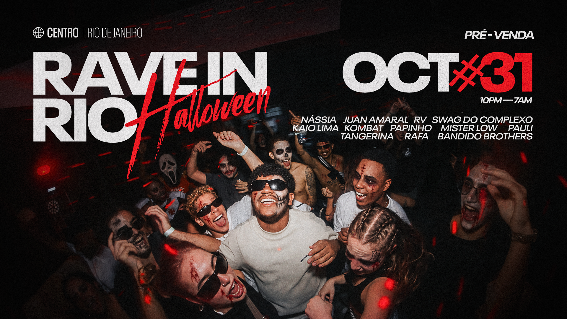 RAVE IN RIO #HALLOWEEN