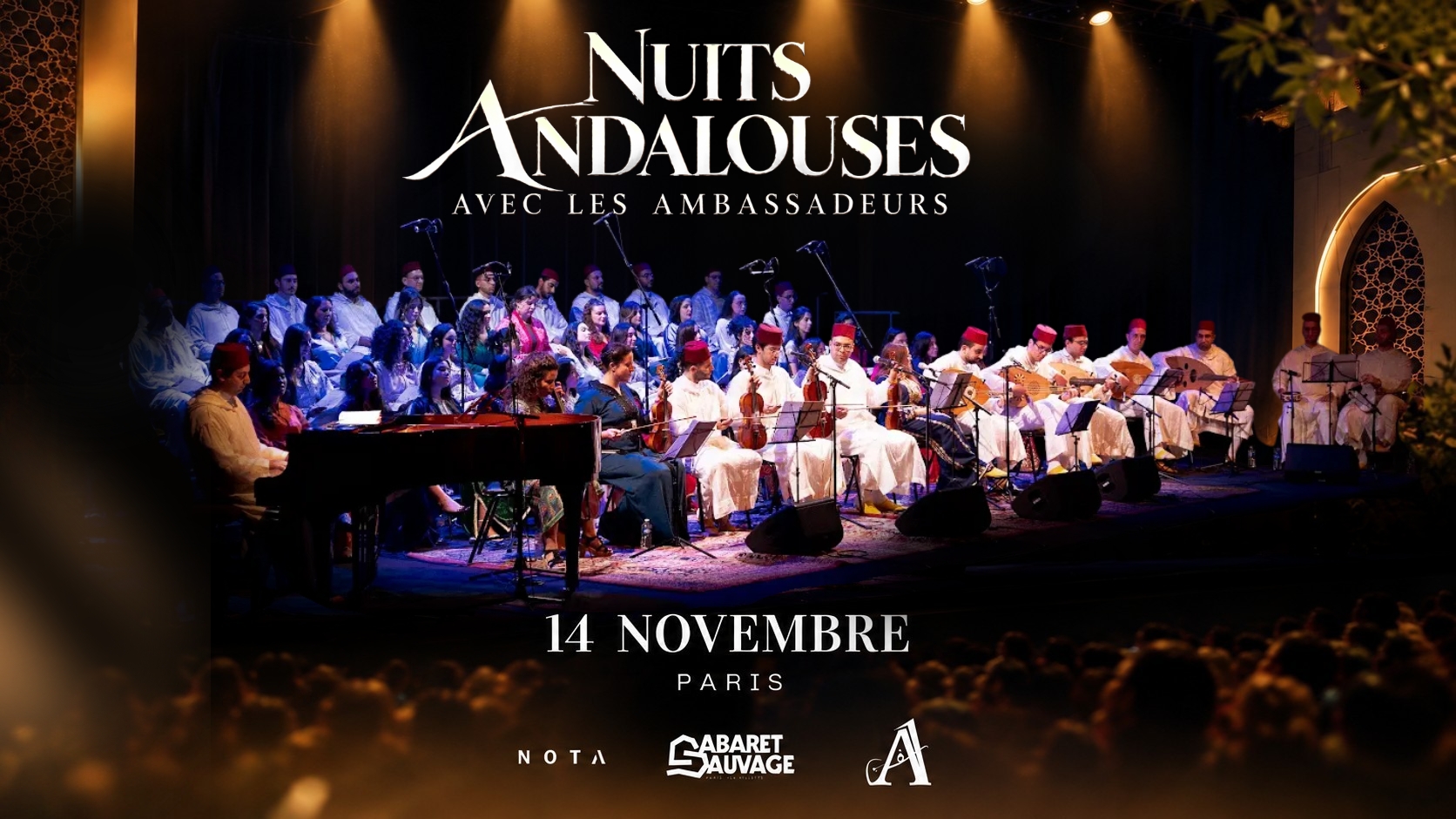 Affiche Les Nuits Andalouses en concert au Cabaret Sauvage