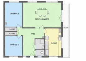 Plateau à Loire-sur-Rhône, 90 m²