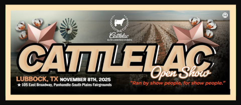 Cattlelac Open Show & Clinic - Lubbock 11/2025 cover photo
