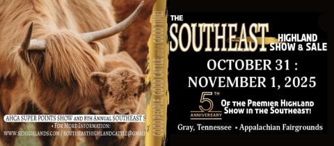 2025 Southeast Highland Cattle Show cover photo