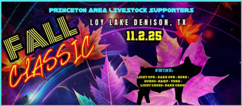 Princeton Area Livestock Supporters Swine Show cover photo