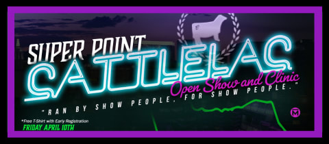 Cattlelac SUPER POINT Open Show & Clinic - Brenham 4/2026 cover photo