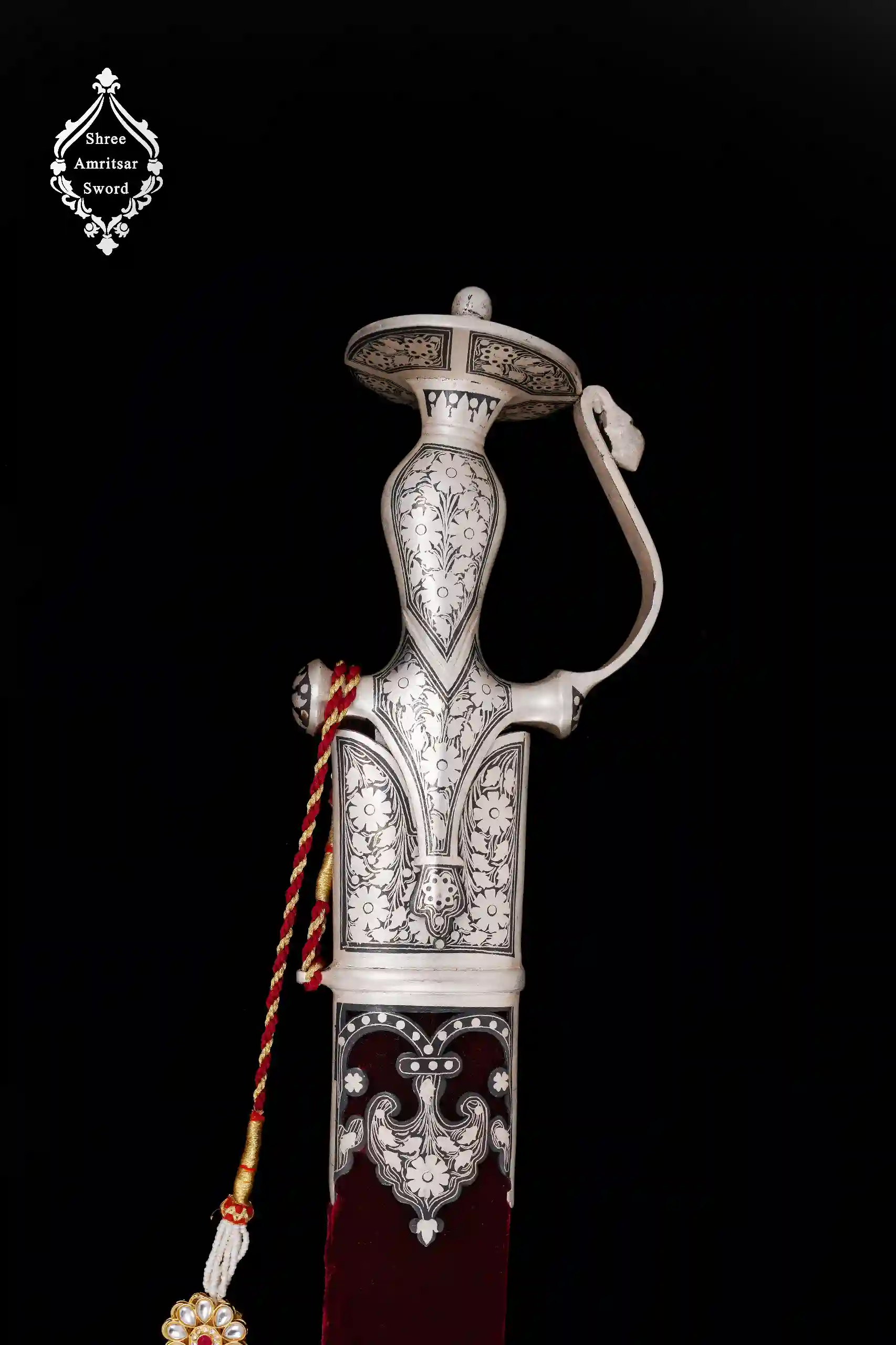 Silver Rajput Sword thumbnail 3