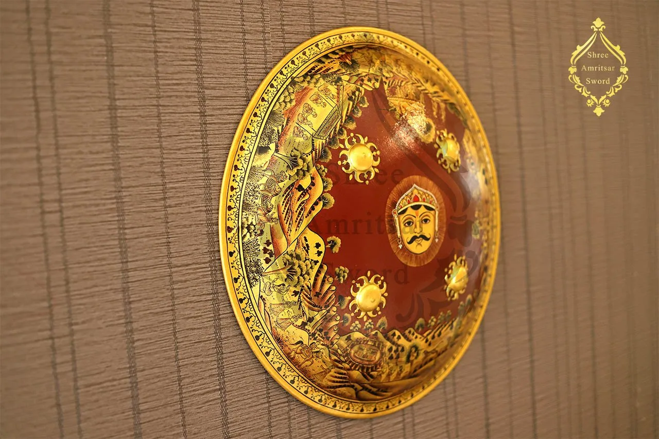 Shield with painting thumbnail 2