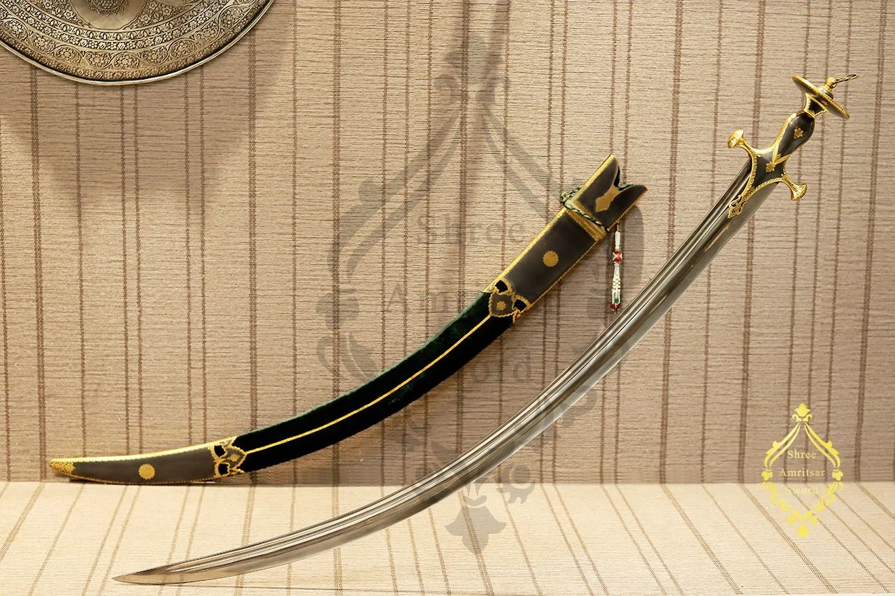 Gold Koftgari Sword thumbnail 2