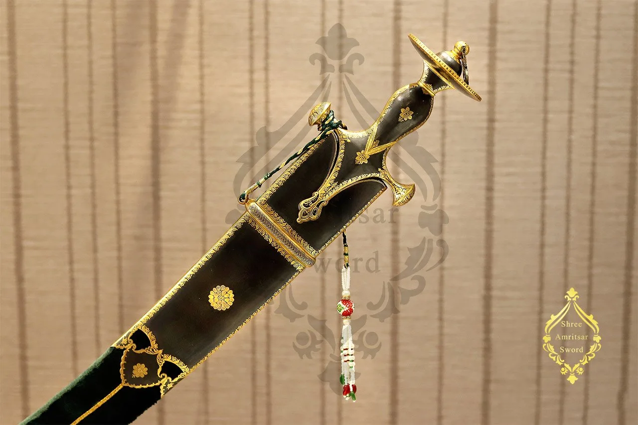 Gold Koftgari Sword thumbnail 3