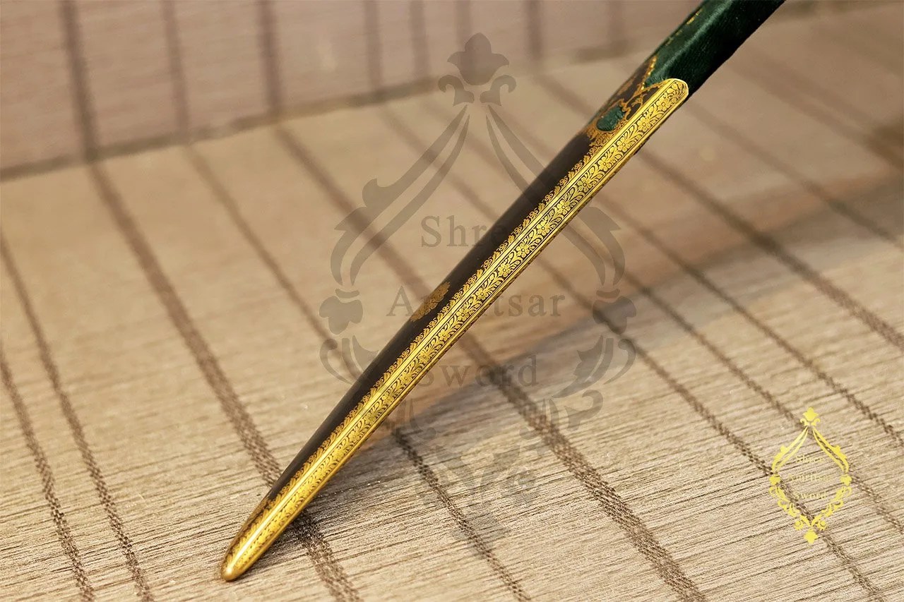 Gold Koftgari Sword thumbnail 4