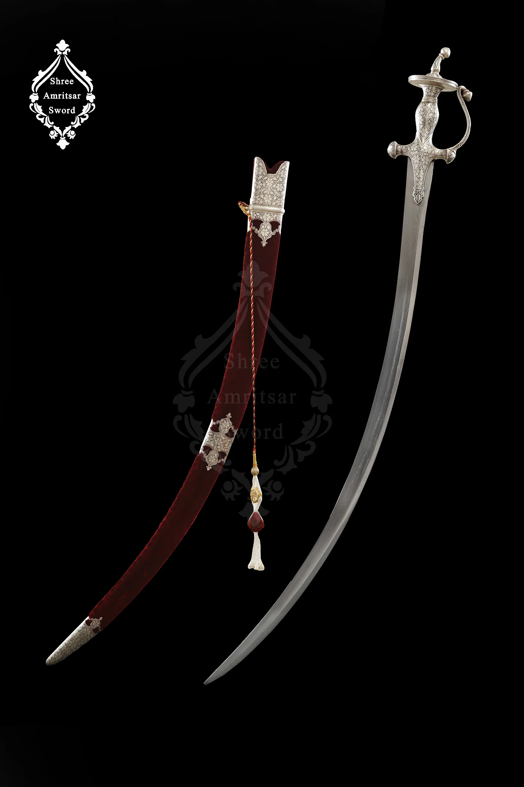 Silver Shamshir Sword thumbnail 2
