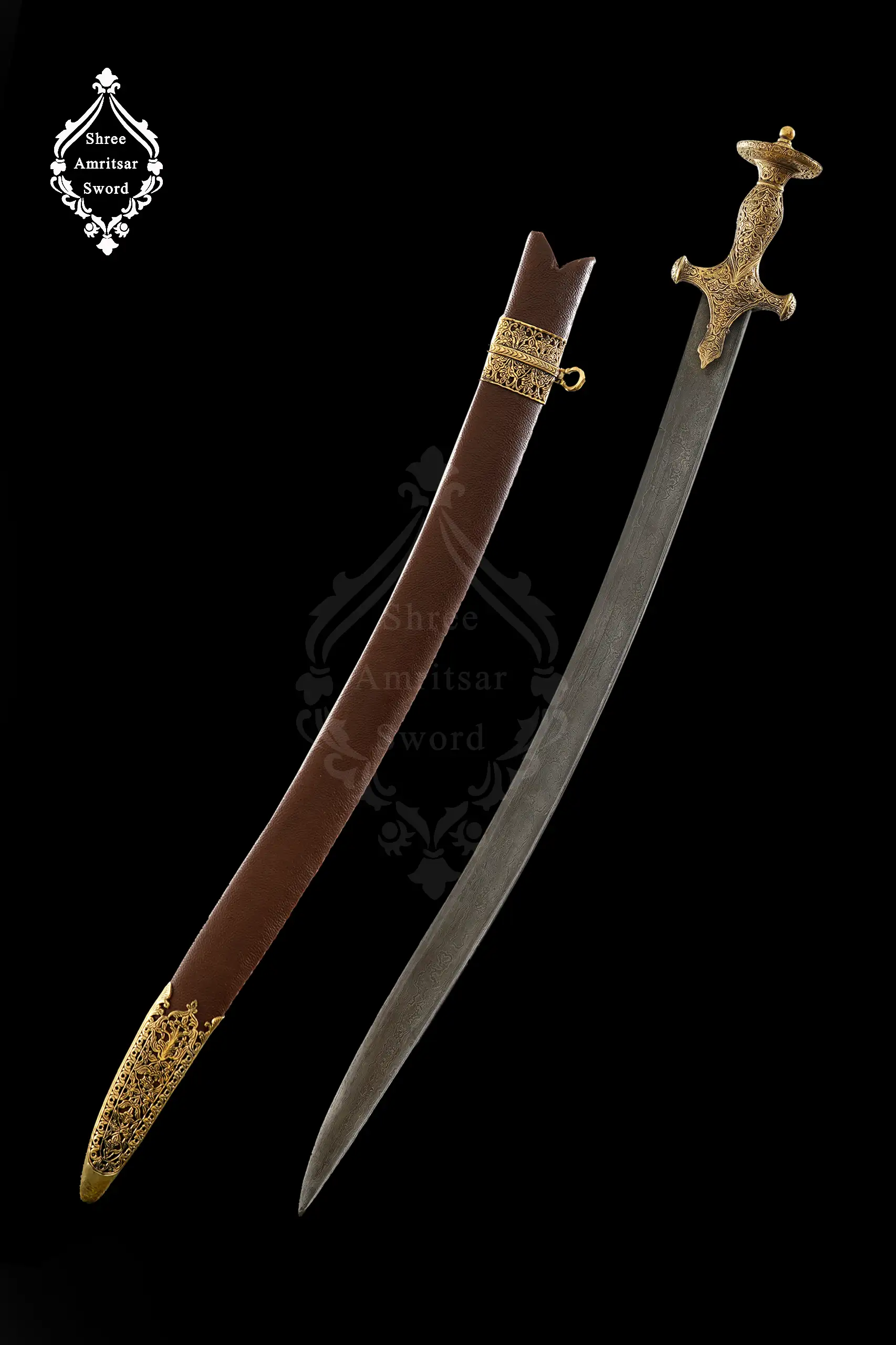 Engraved Indian Sword thumbnail 2