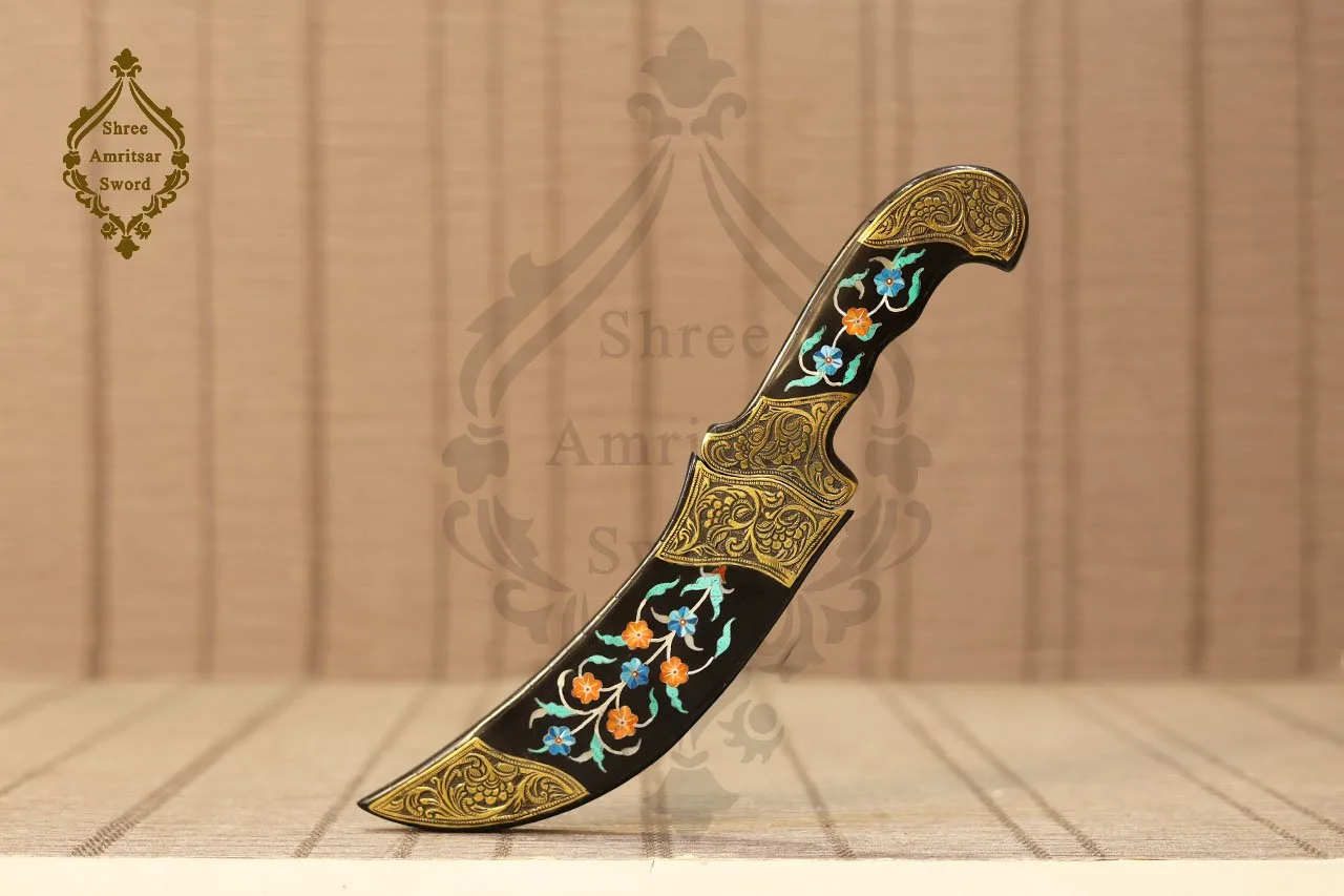 Imperial Damascus Inlay Dagger
