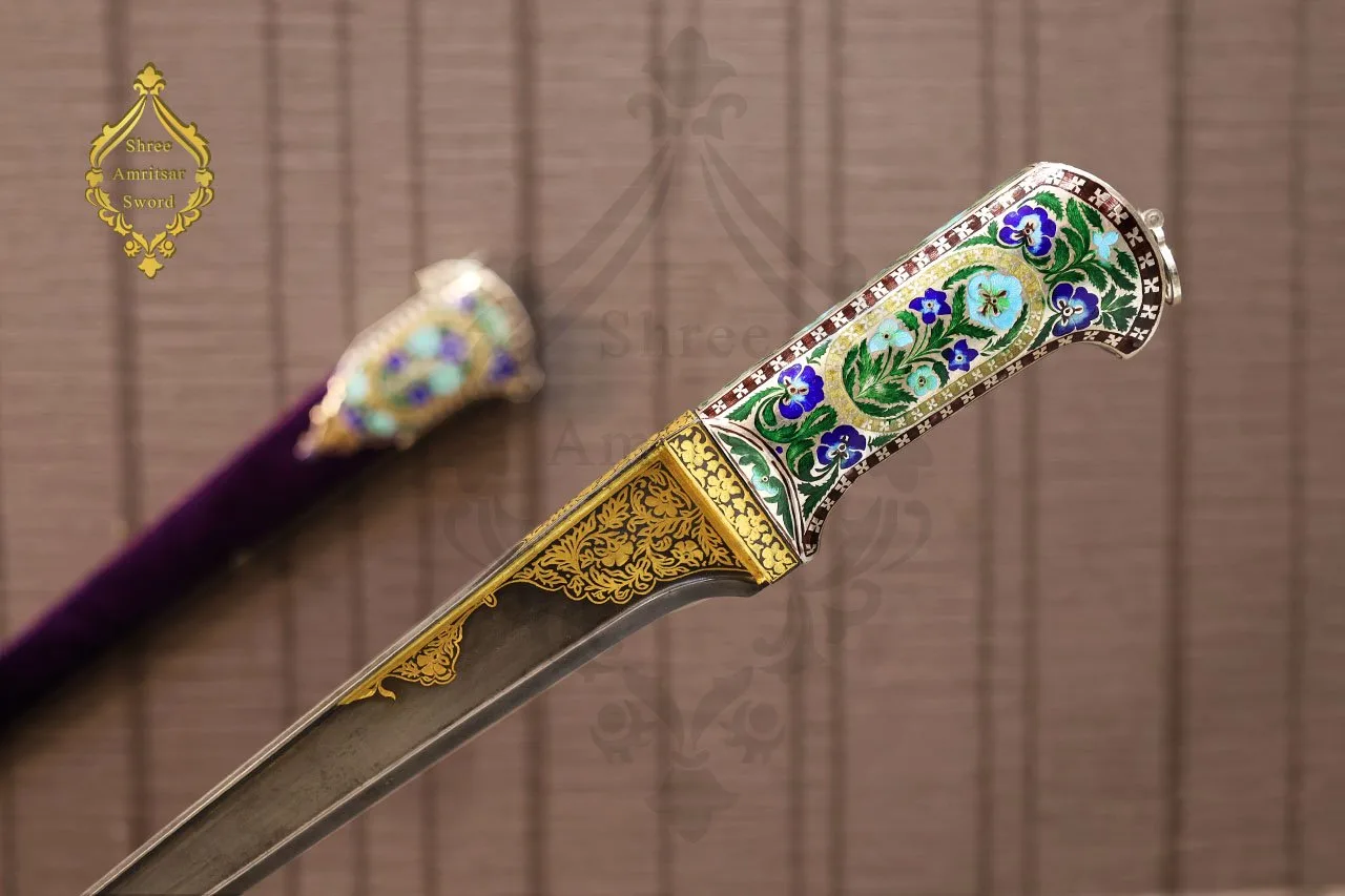 Glass Enamel Pesh Kabz thumbnail 4