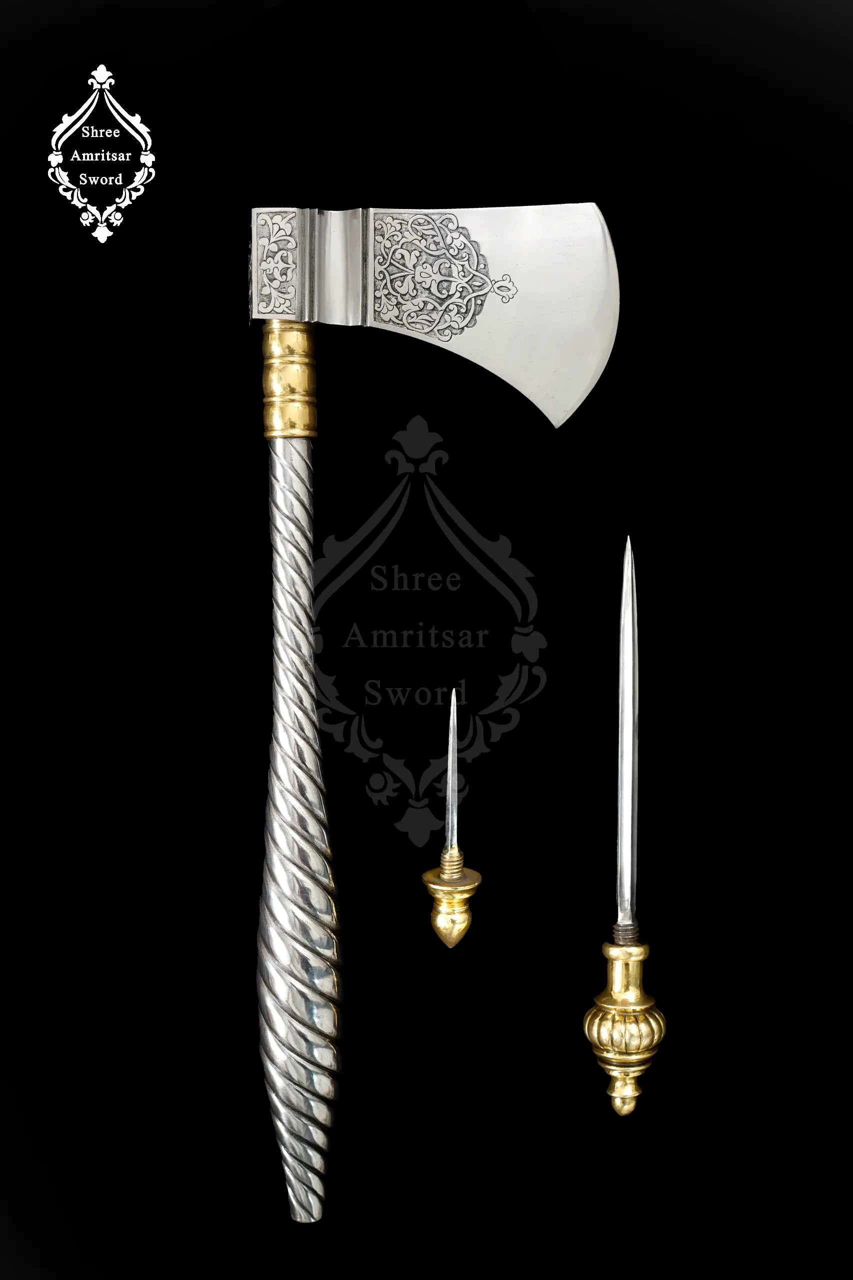 Persian Tabarzin Saddle Axe thumbnail 2