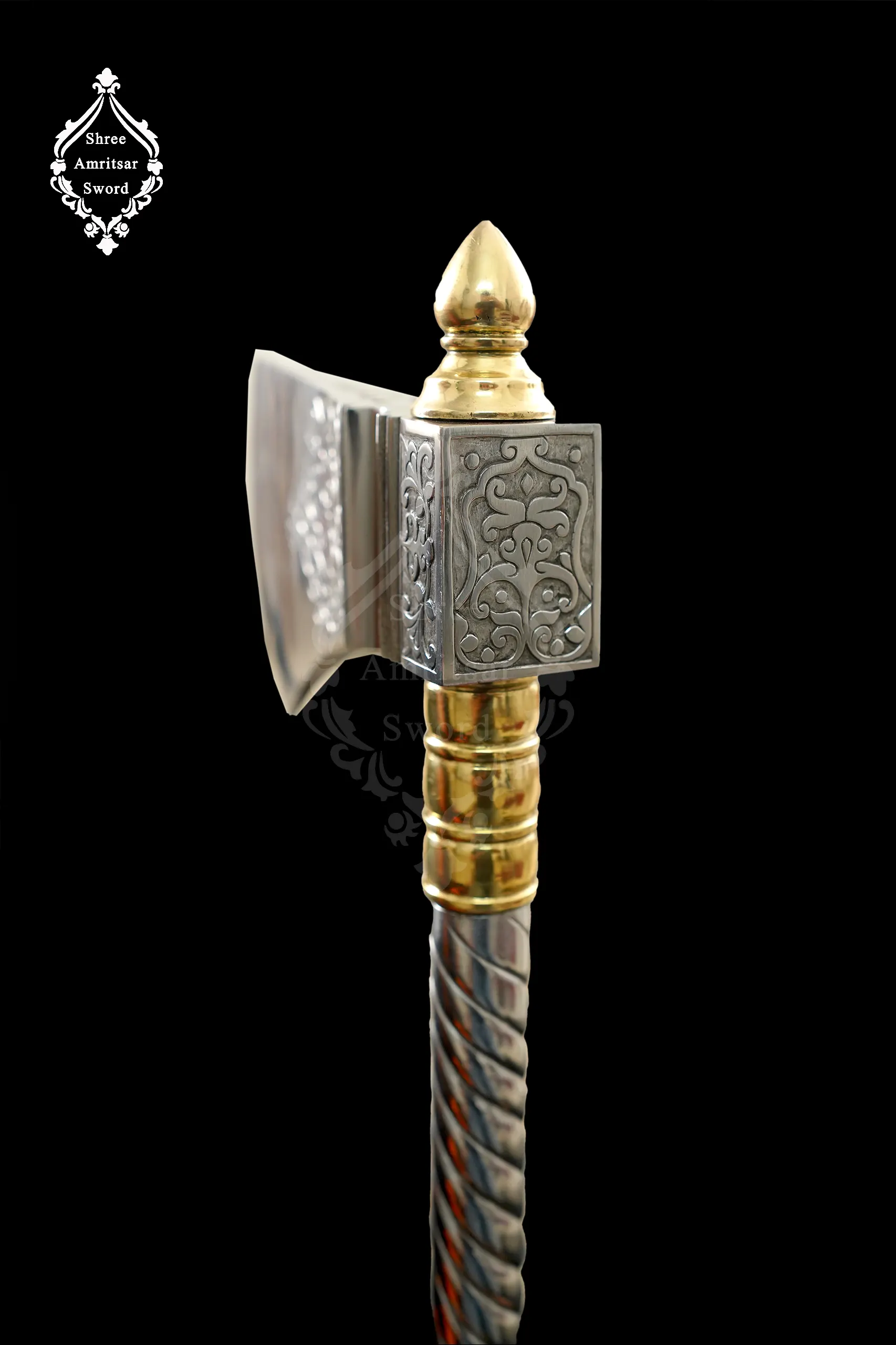 Persian Tabarzin Saddle Axe thumbnail 4