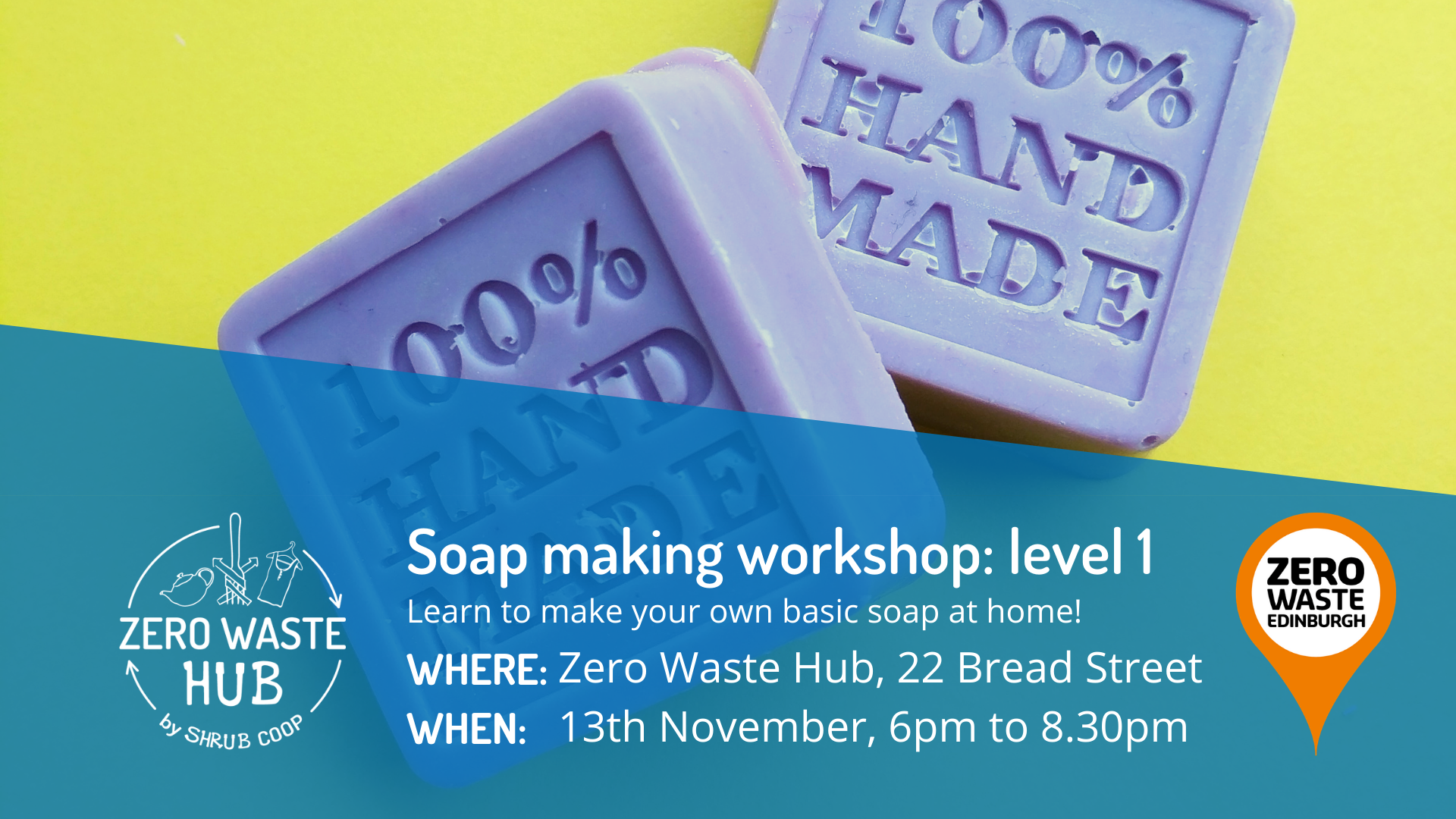 Soap making level 1 making a basic soap SHRUB Coop