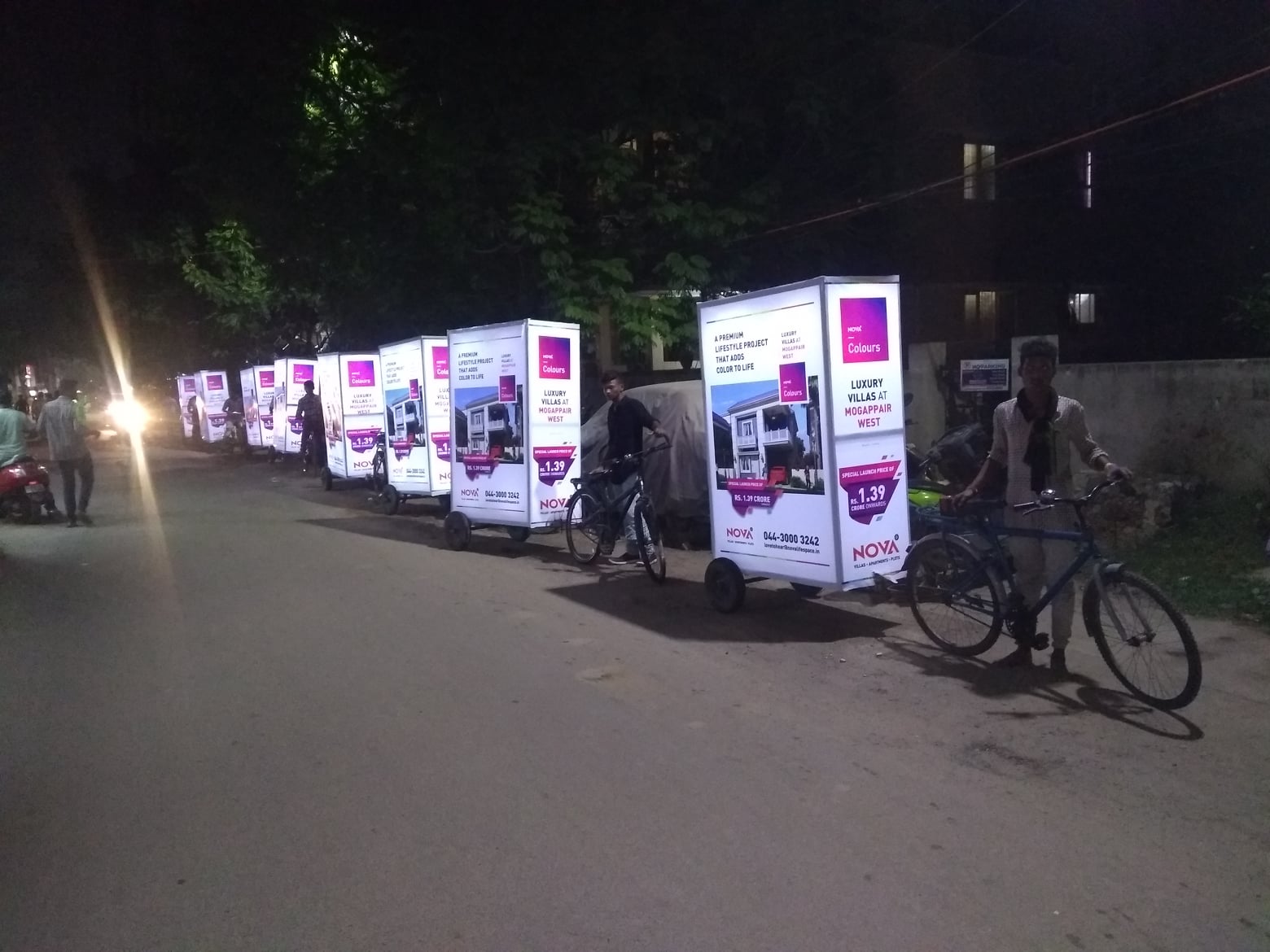 Mobile Sidewalk Billboards Anna Nagar