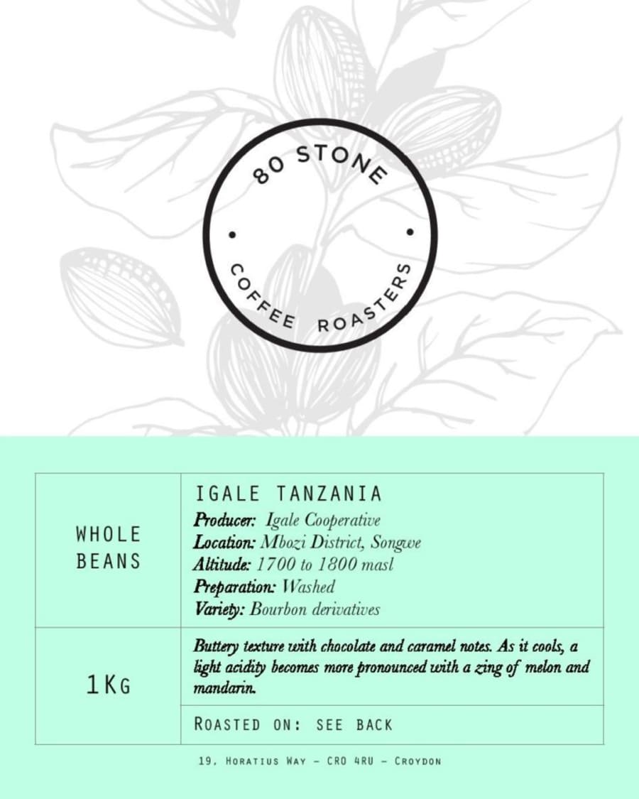 Igale Tanzania | 80 Stone Coffee Roasters