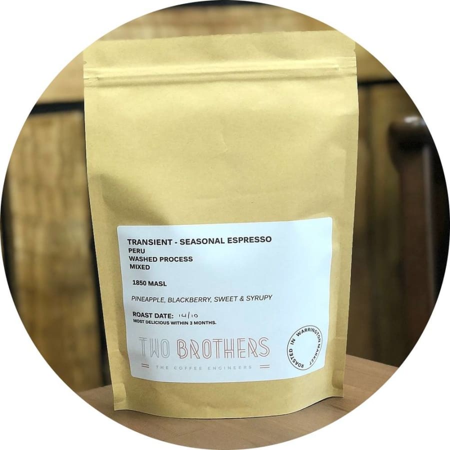 Transient - seasonal espresso | Two Brothers Coffee