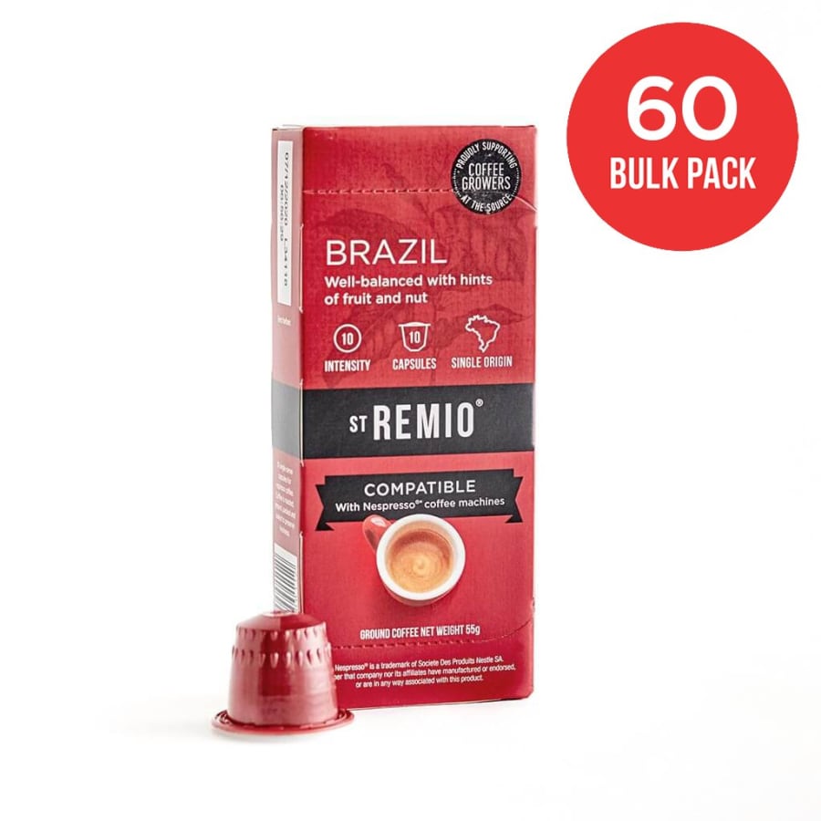 Brazil - Nespresso®* Compatible 60 Capsule BULK PACK | St Remio