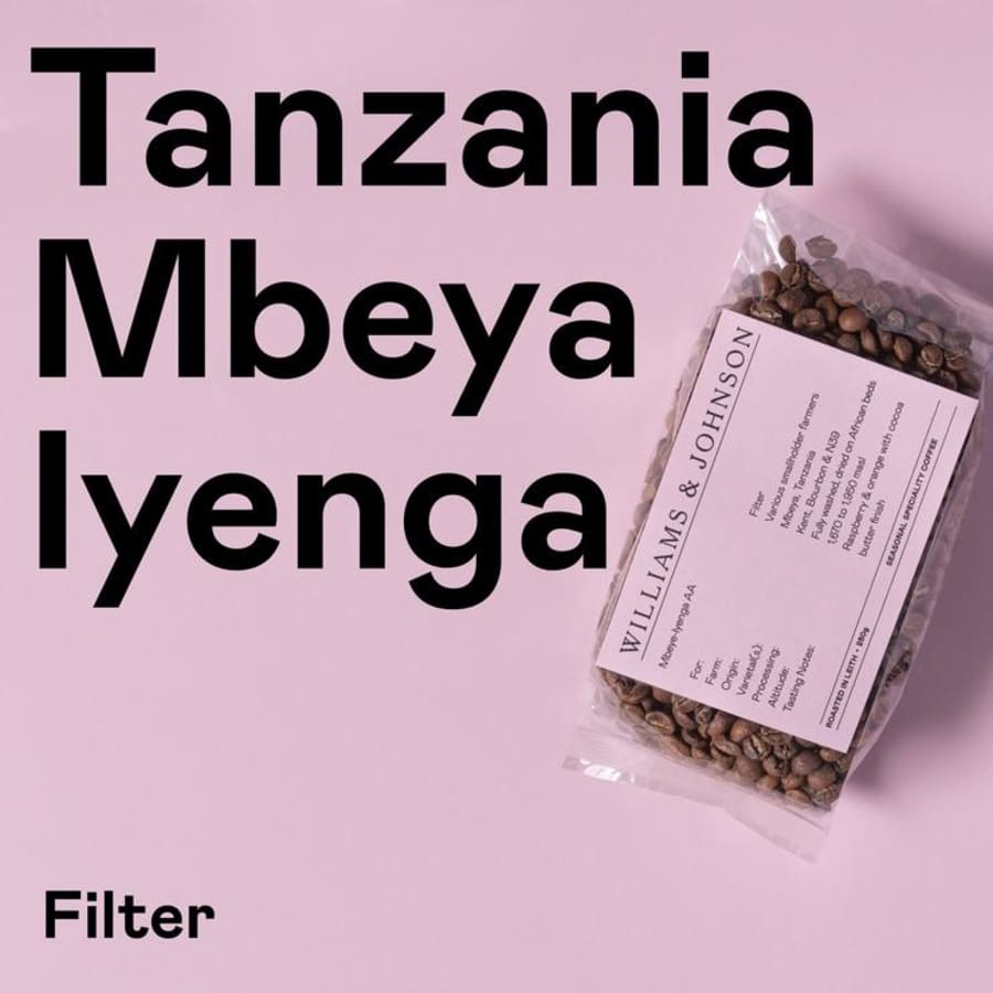 Tanzania Mbeya-Iyenga | Filter | Williams & Johnson Coffee Co.