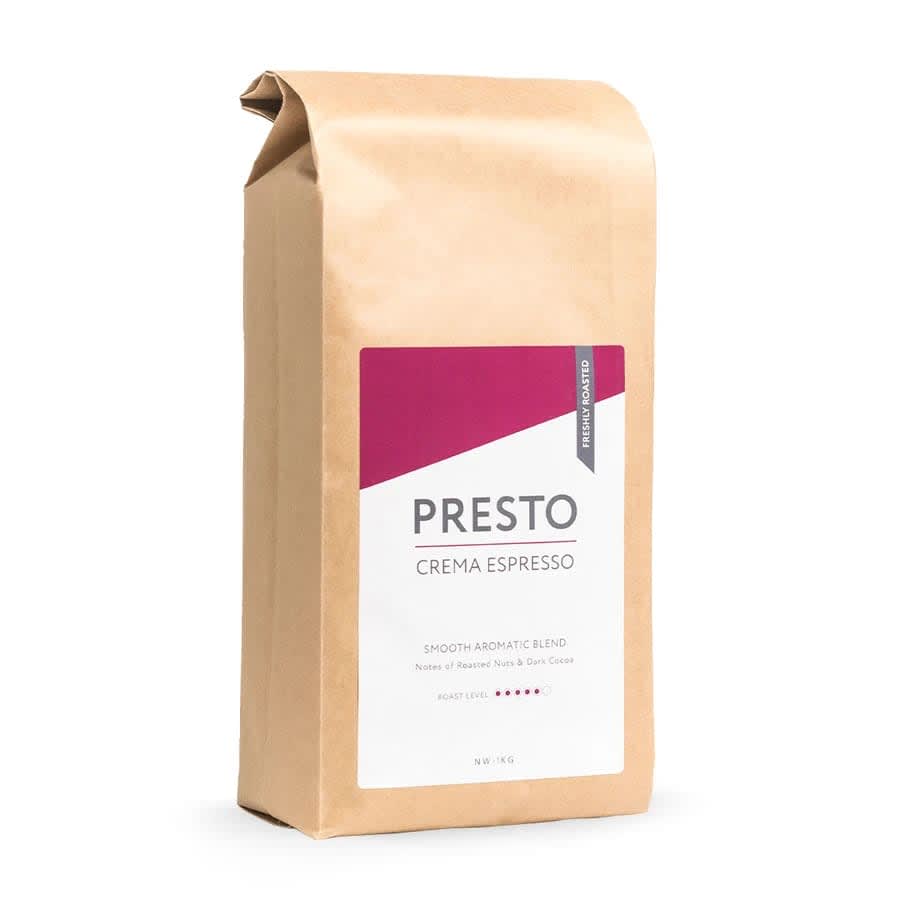 Crema Espresso Coffee Beans | Presto Coffee Roasters