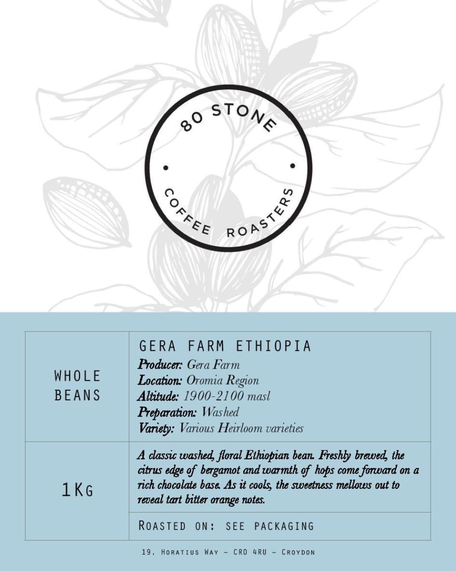 Gera Farm Ehiopia | 80 Stone Coffee Roasters