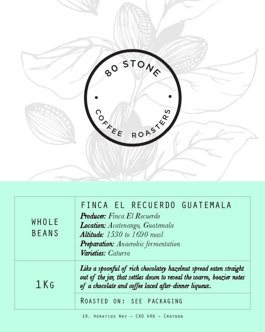 Finca El Recuerdo Guatemala | 80 Stone Coffee Roasters