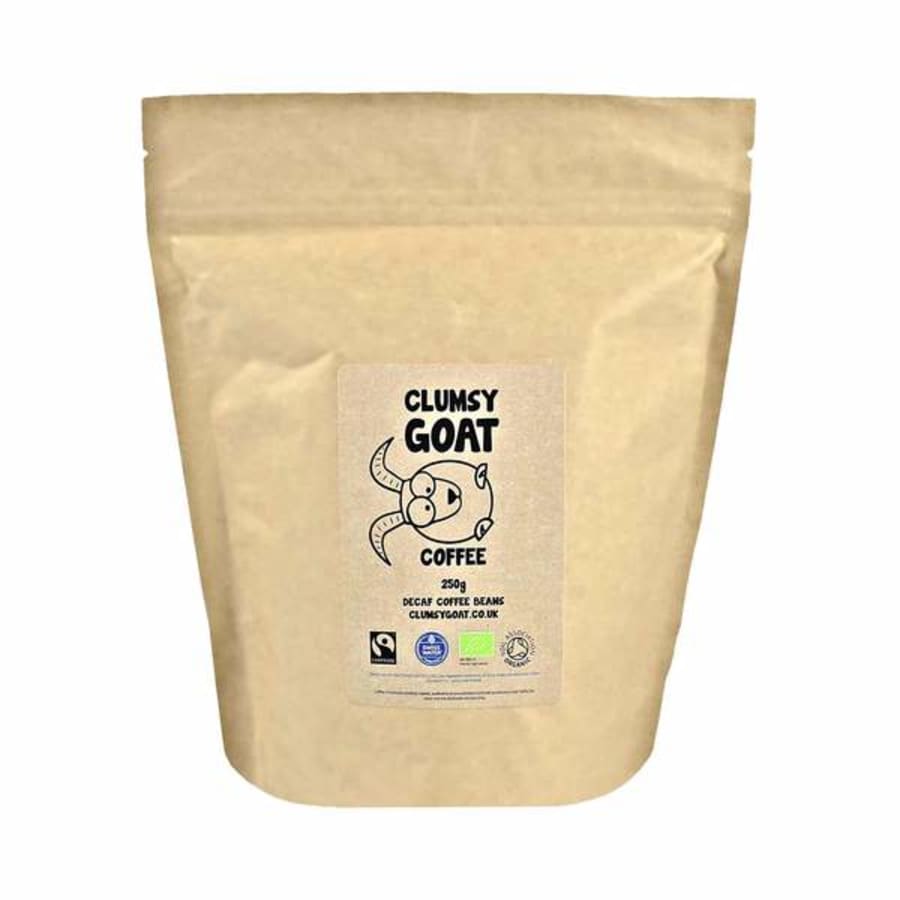 Fairtrade Organic Swiss Water Process Peruvian Decaf Coffee Beans | Clumsy Goat Coffee